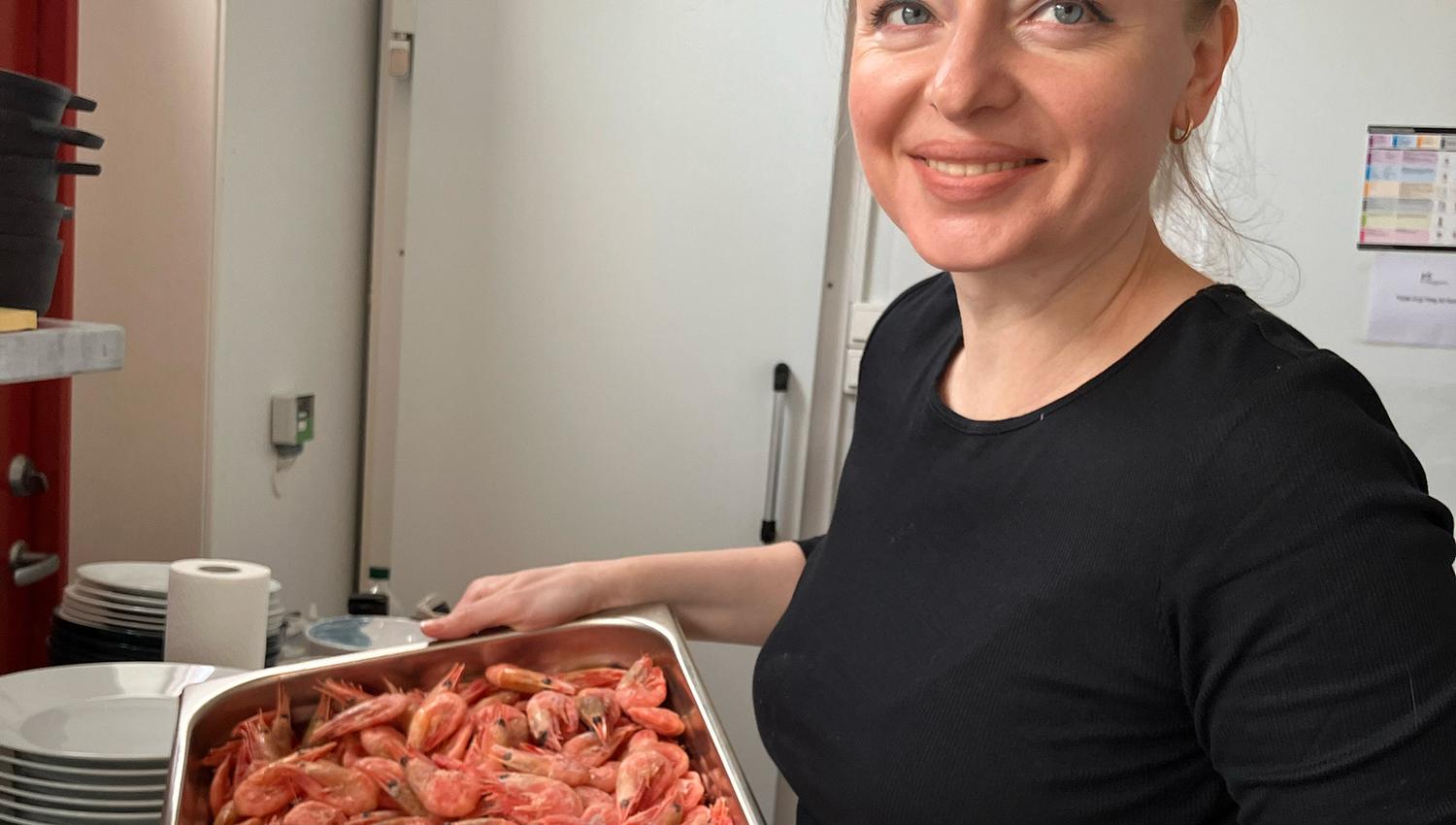 Sjømat på PS Bryggekafé