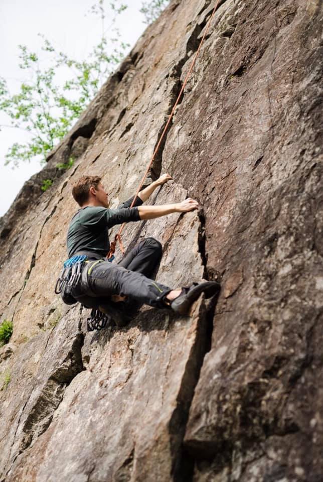 Climbing in Ål in Hallingdal
