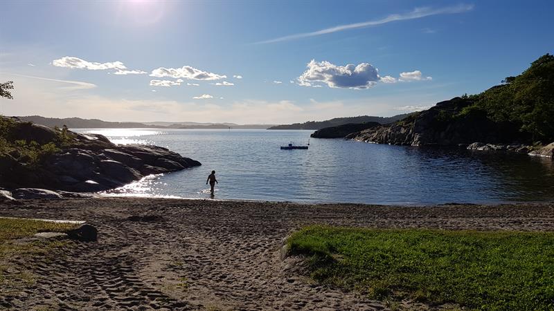 Kveldsstemning ved stranden