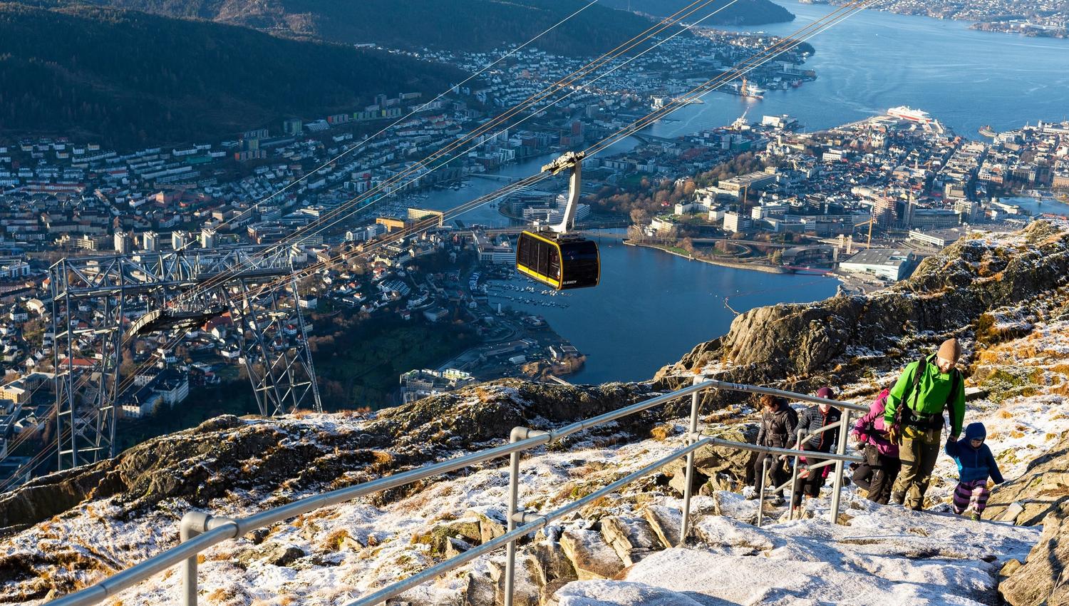 Vinter på Ulriken