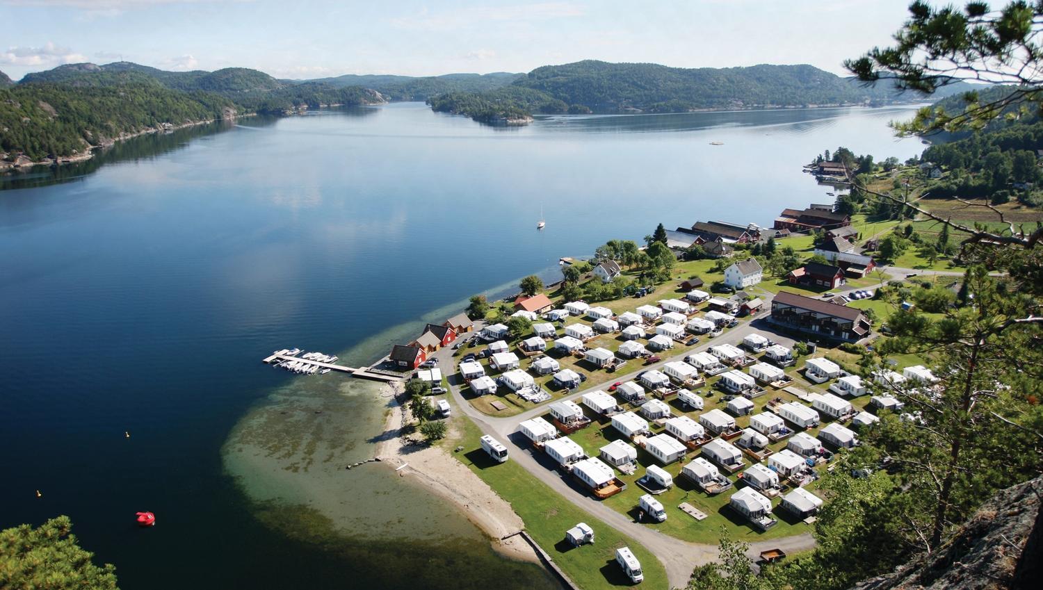 Moen Camping flyfoto