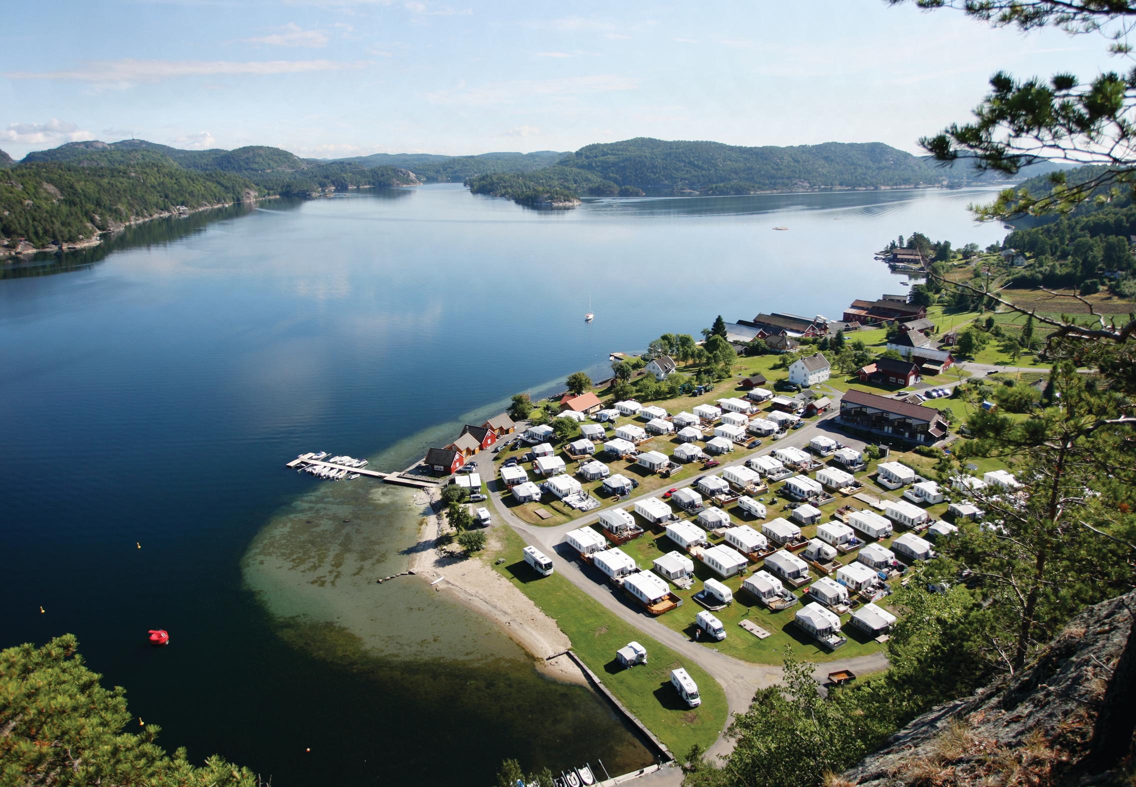 Moen Camping flyfoto