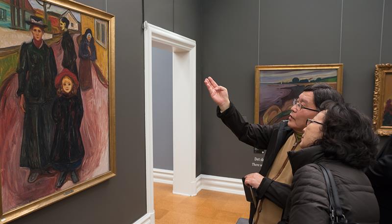 I Rasmus Meyer finner du verdens tredje største samling av Edvard Munch