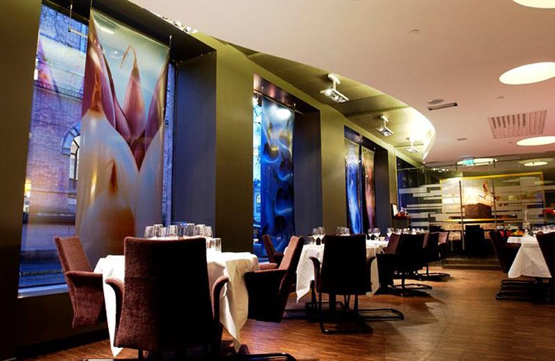 interior at the restaurant