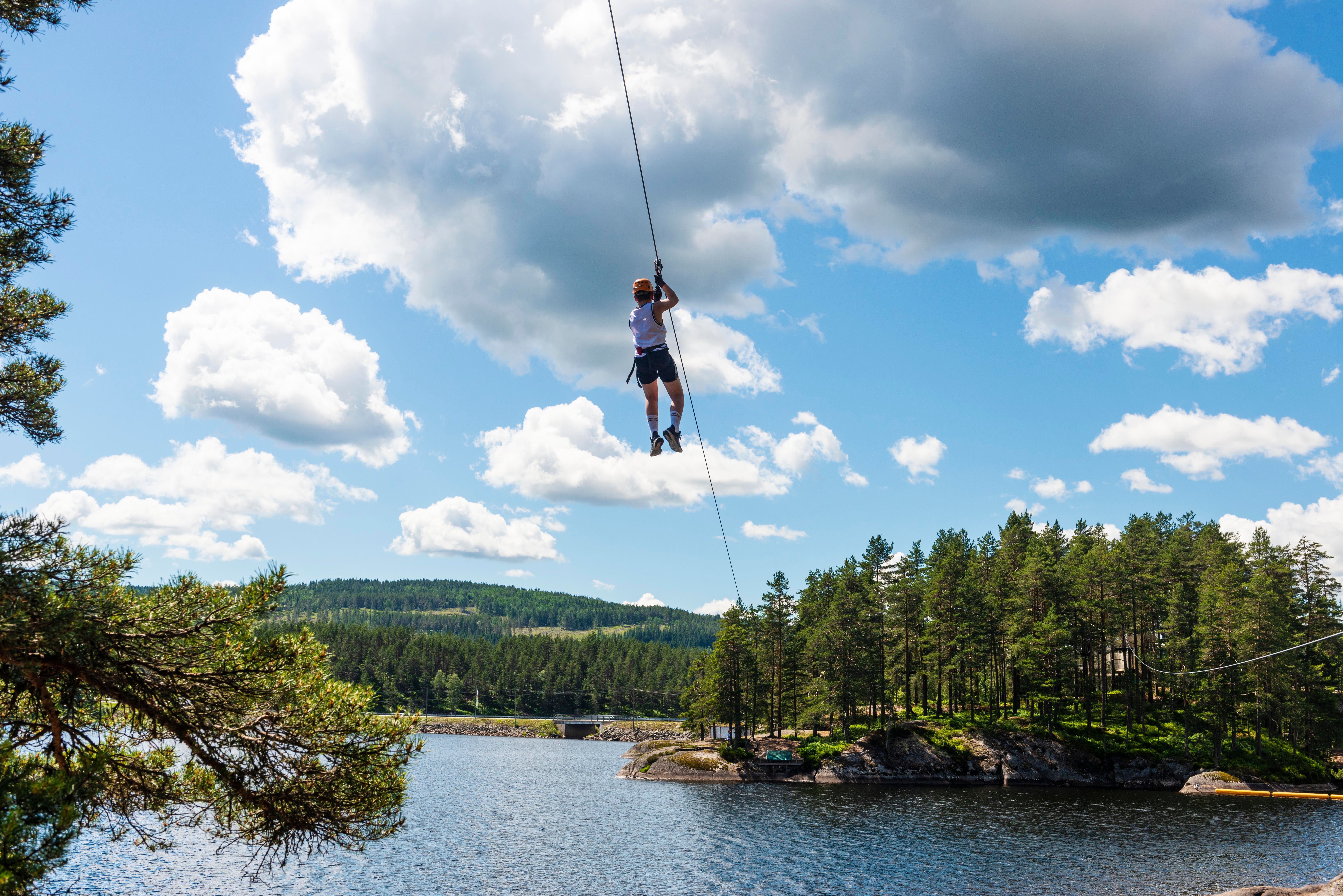 Zipline Klatreskogen på Evje