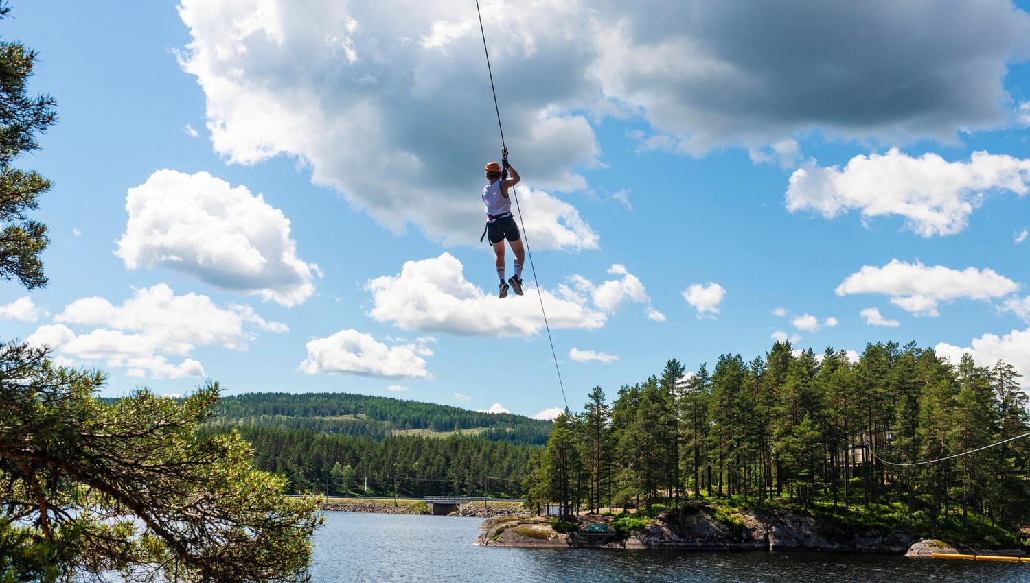 Zipline Klatreskogen på Evje
