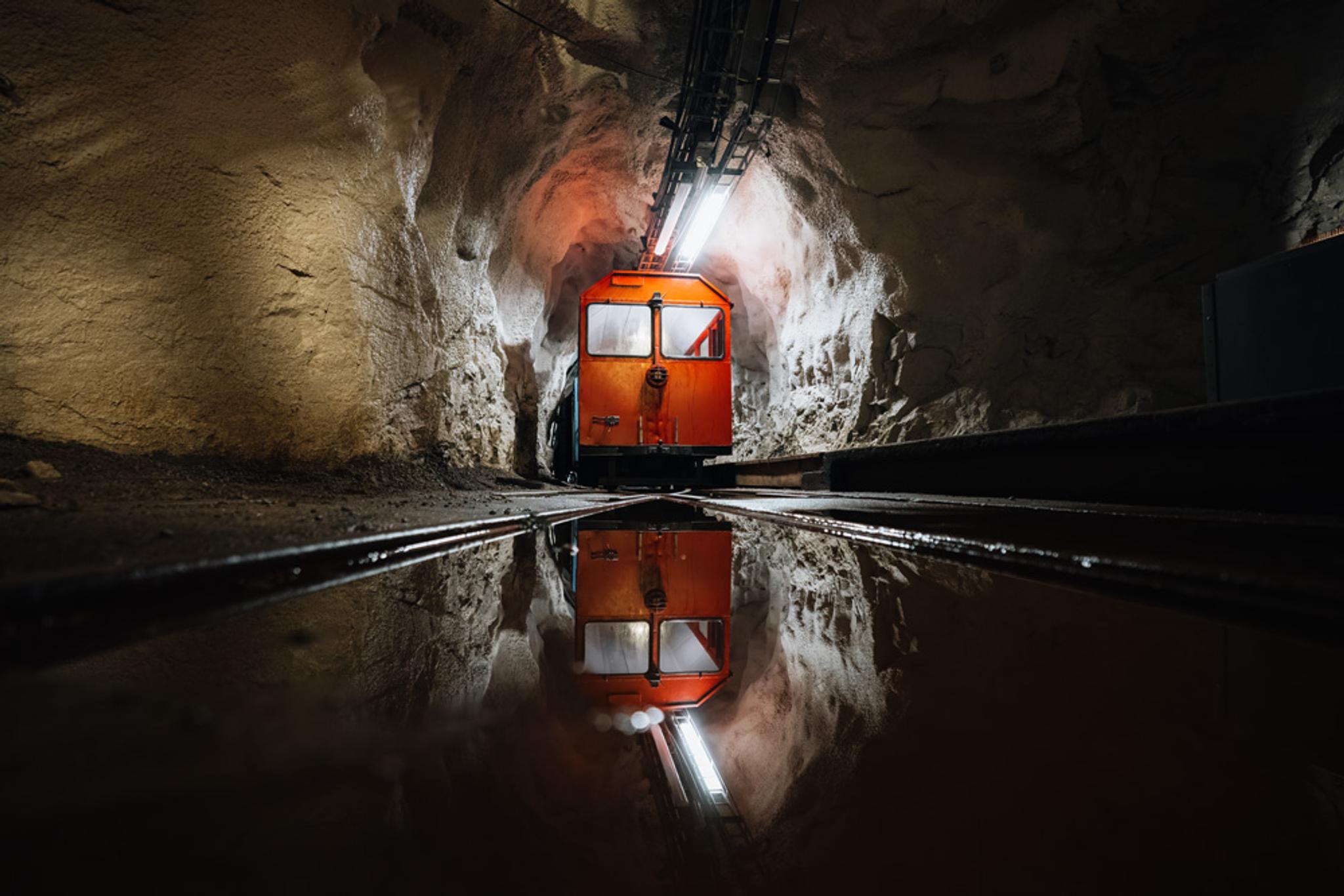 Gaustabanen in the mountain