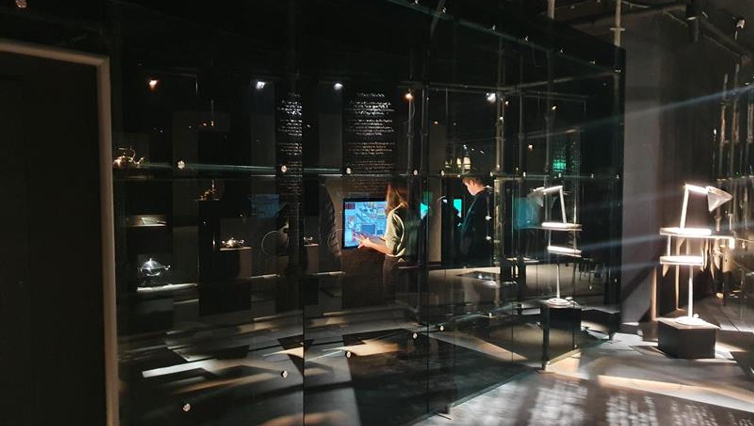 Inne på Aluminiummuseet i Holmestrand