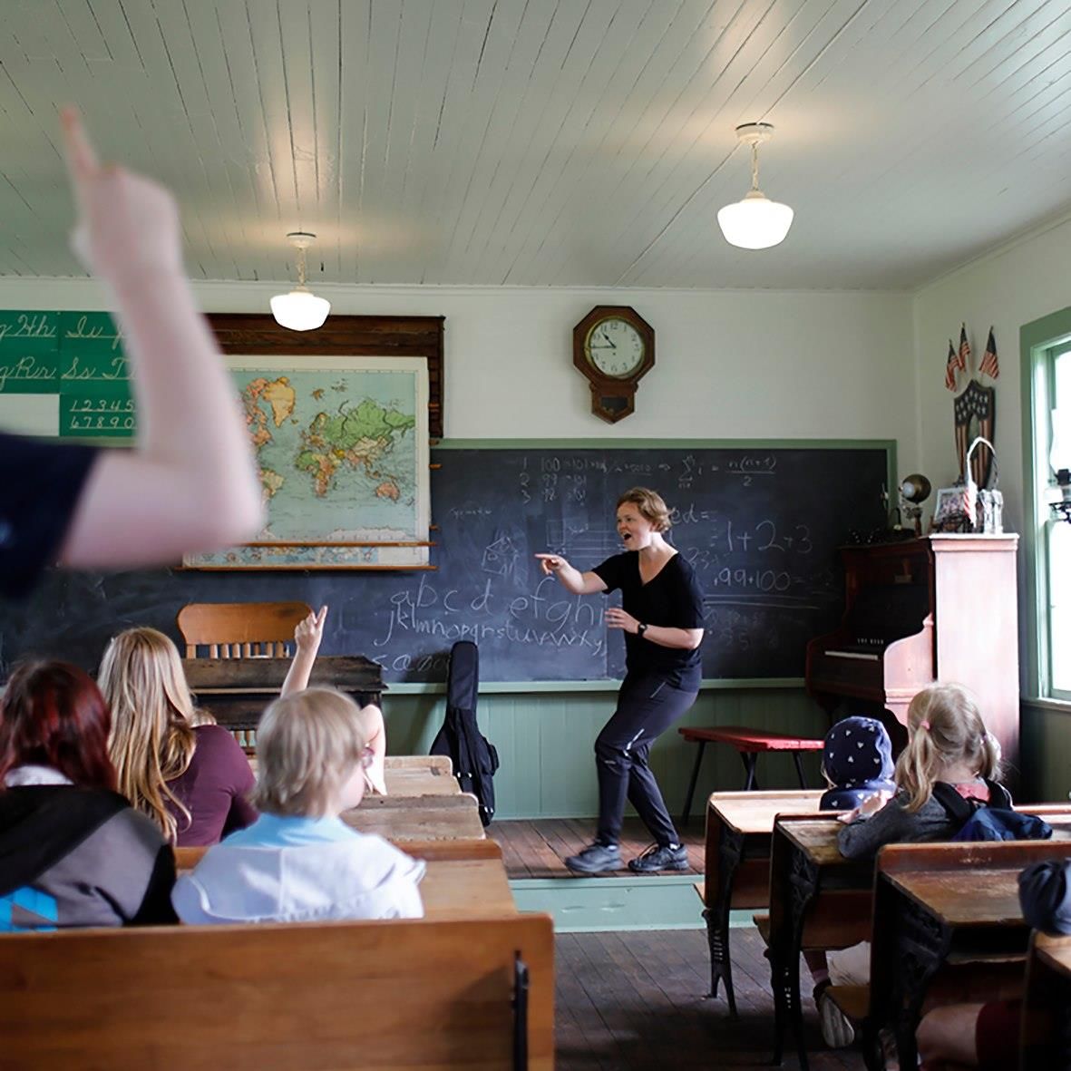 Skoleundervisning i gamledager