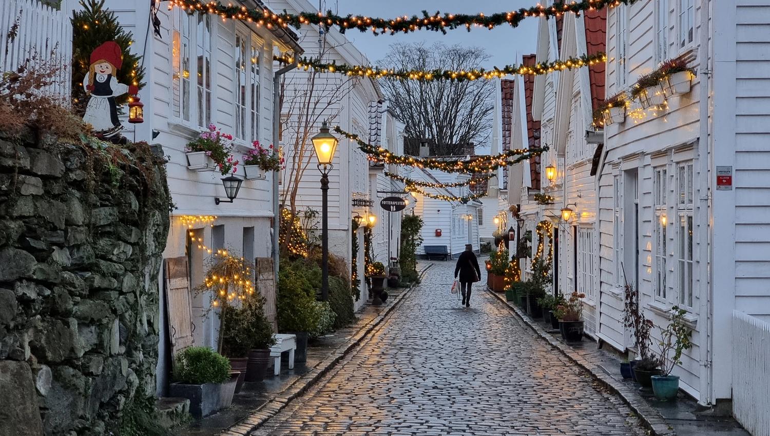 Julestemning i Gamle Stavanger