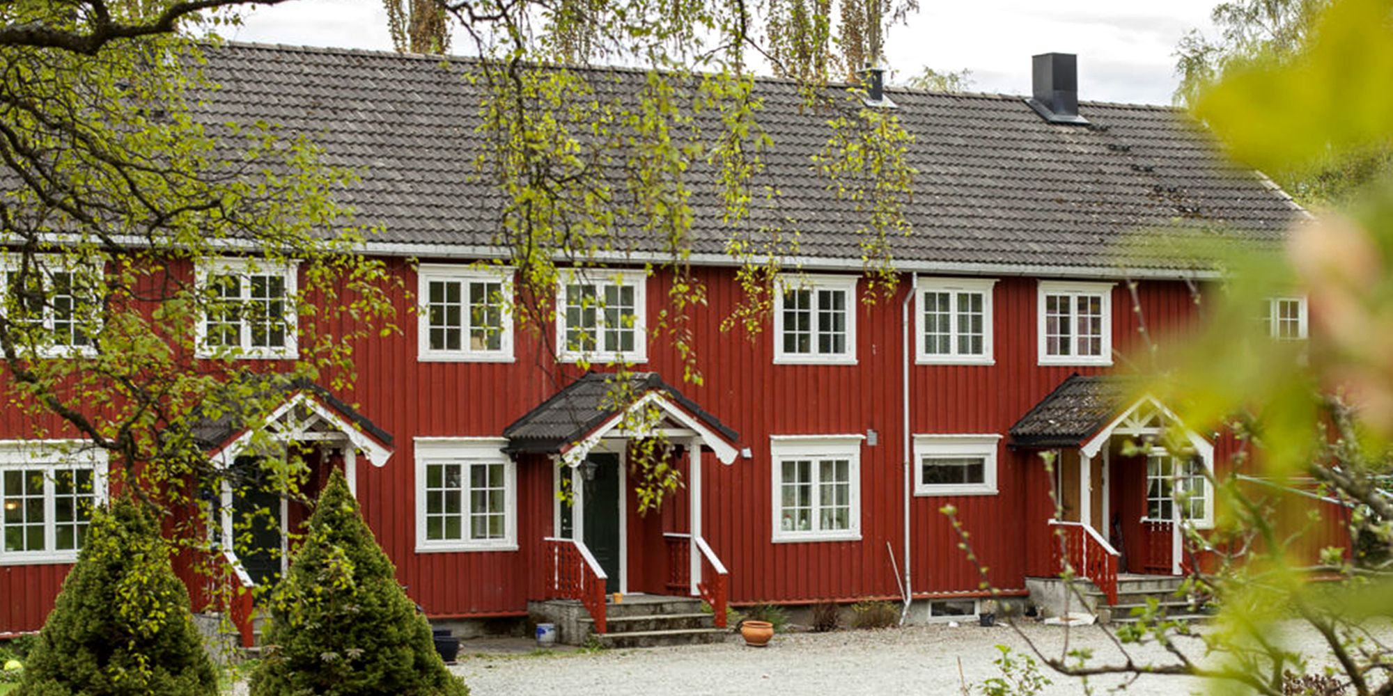 Inderøy Gårdsbryggeri, langs Den Gyldne Omvei - hovedhuset