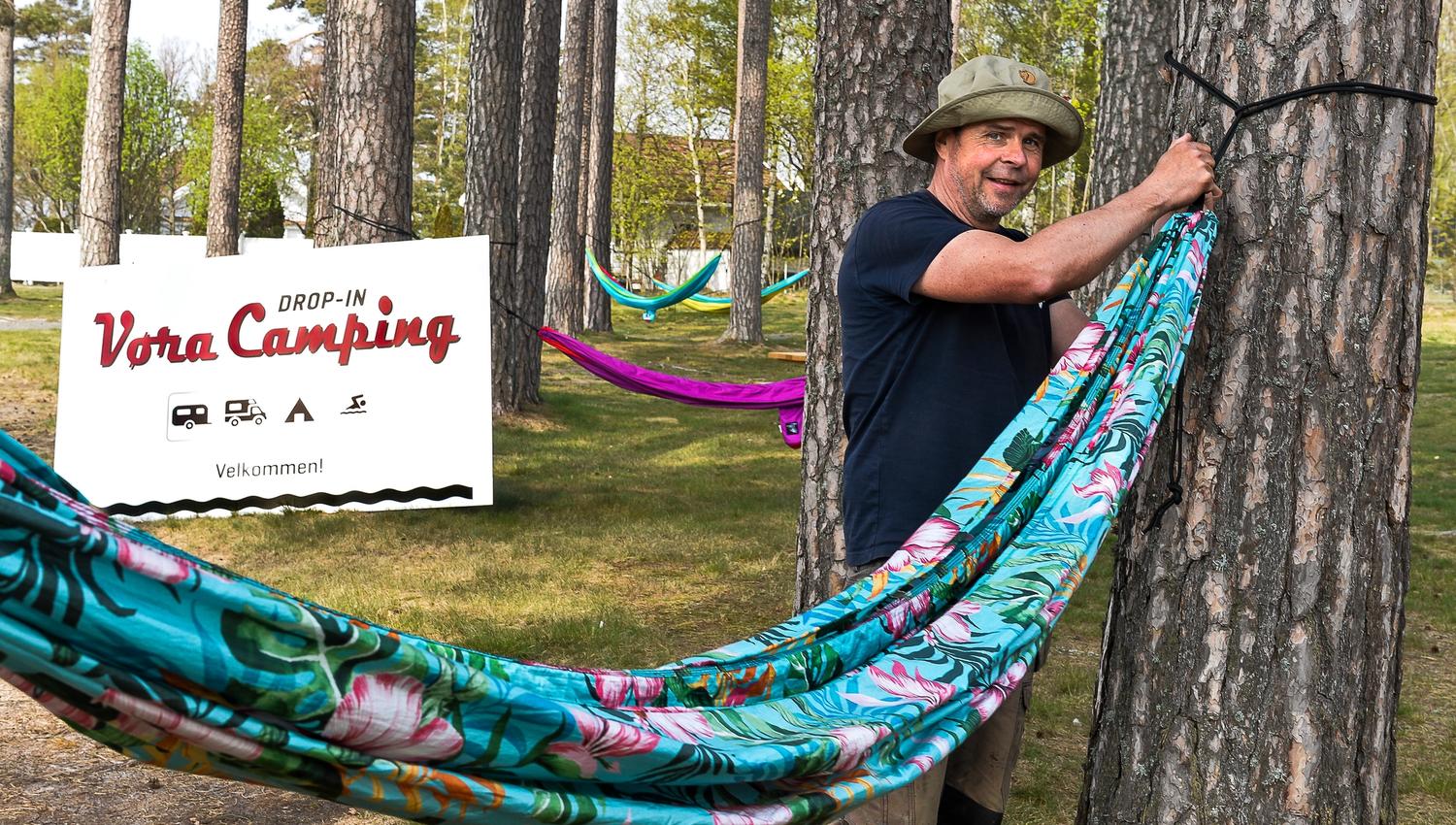 One who hangs up a hammock
