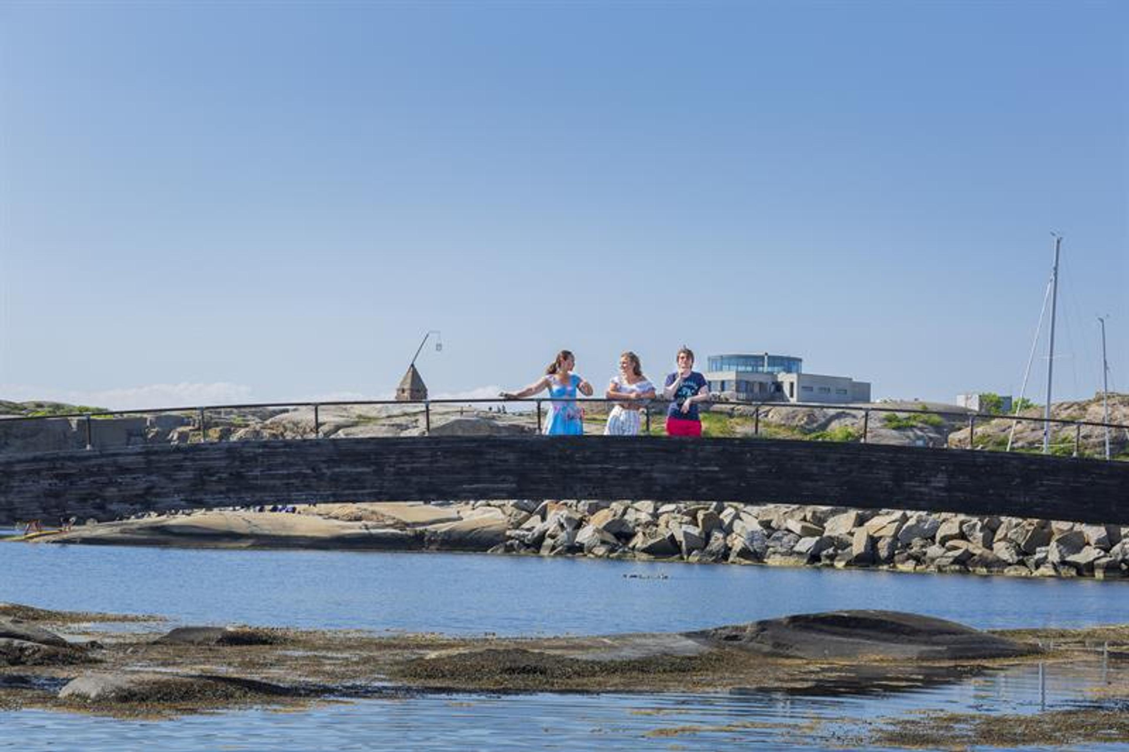 Bridge with people on it