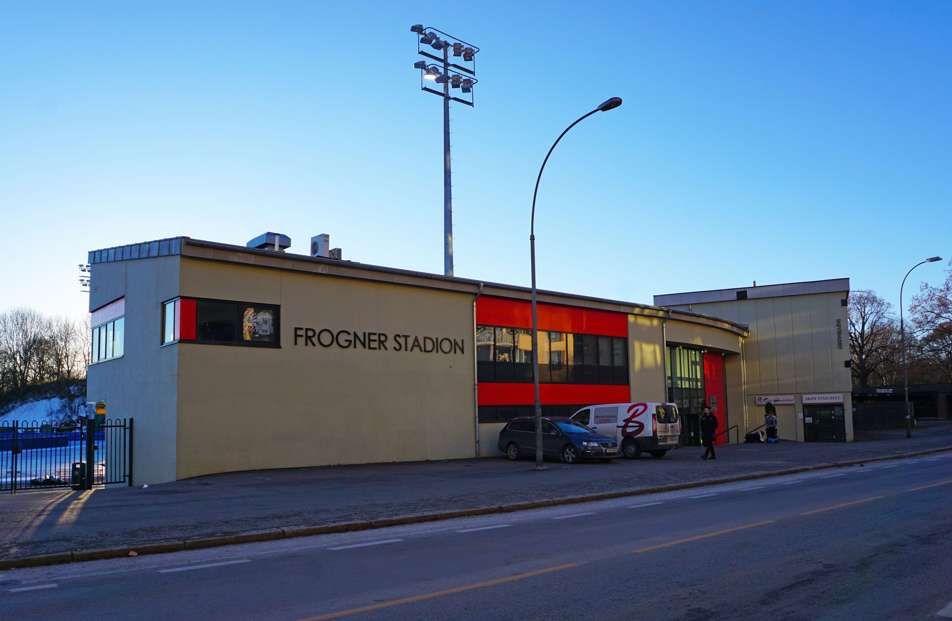 Exterior of building.