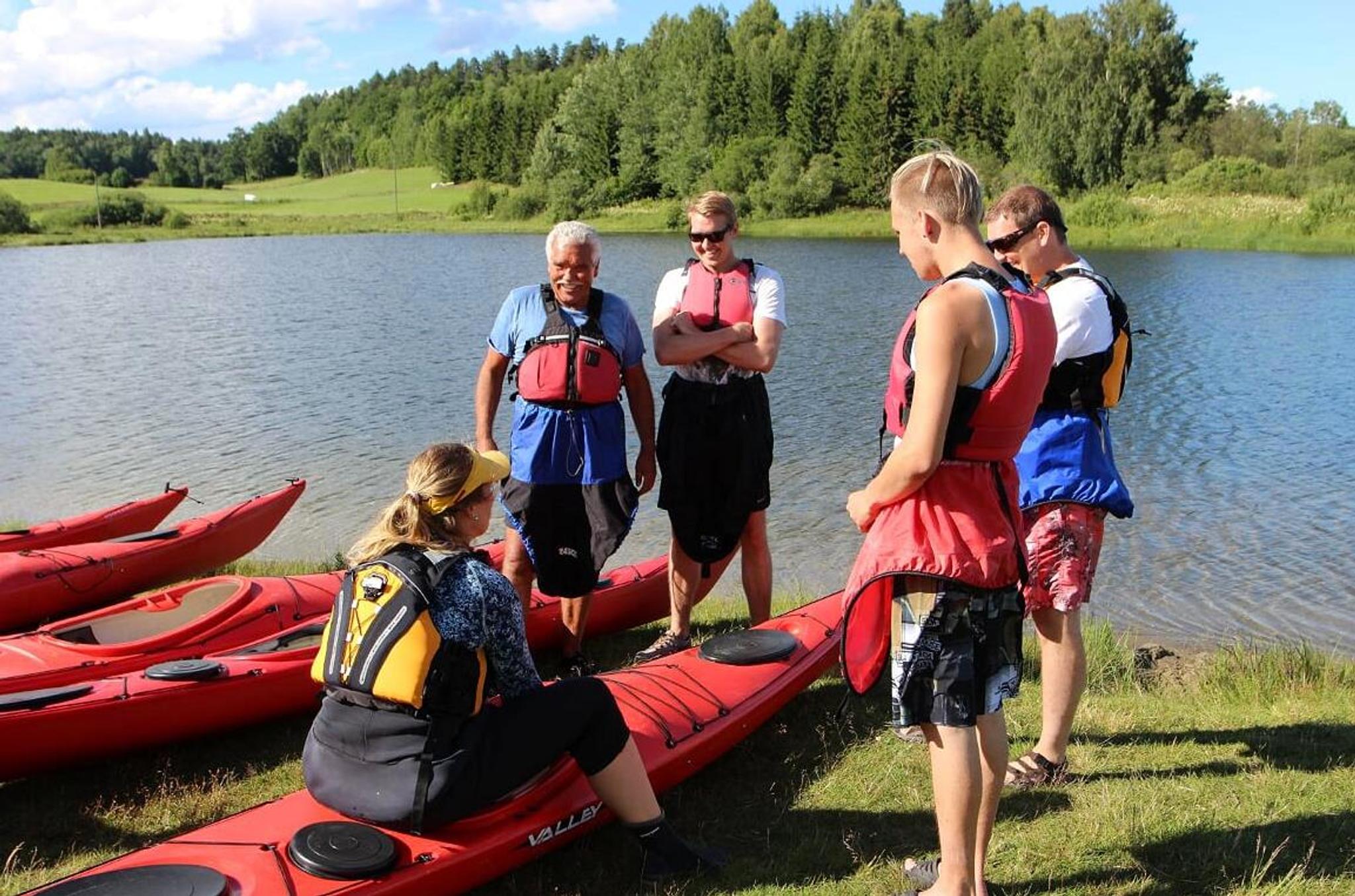 Kayaking with Tine Raisbæk in Vestfold and Telemark