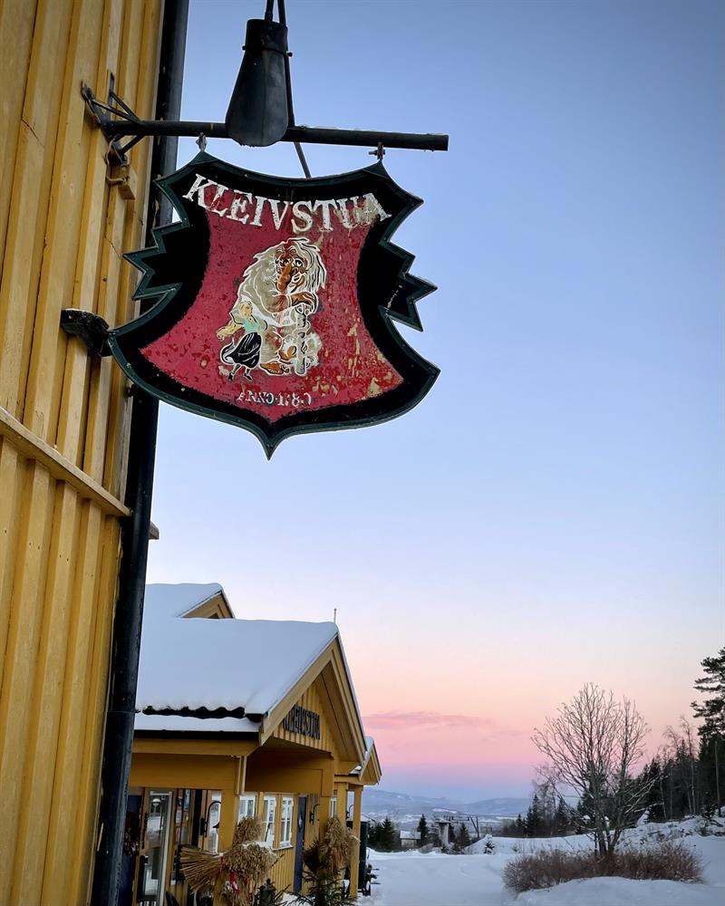 Skilt Kleivstua