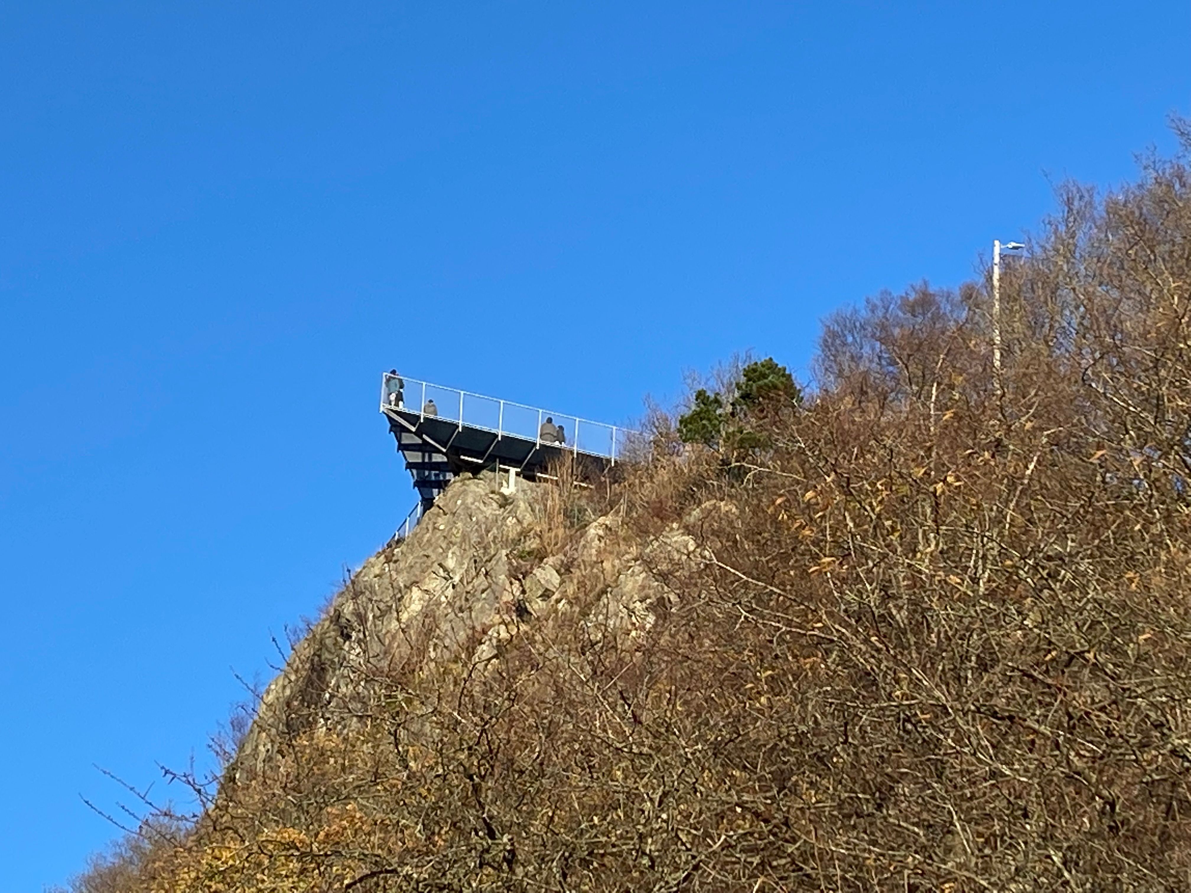 Nedenfra og opp mot Hanatrappene