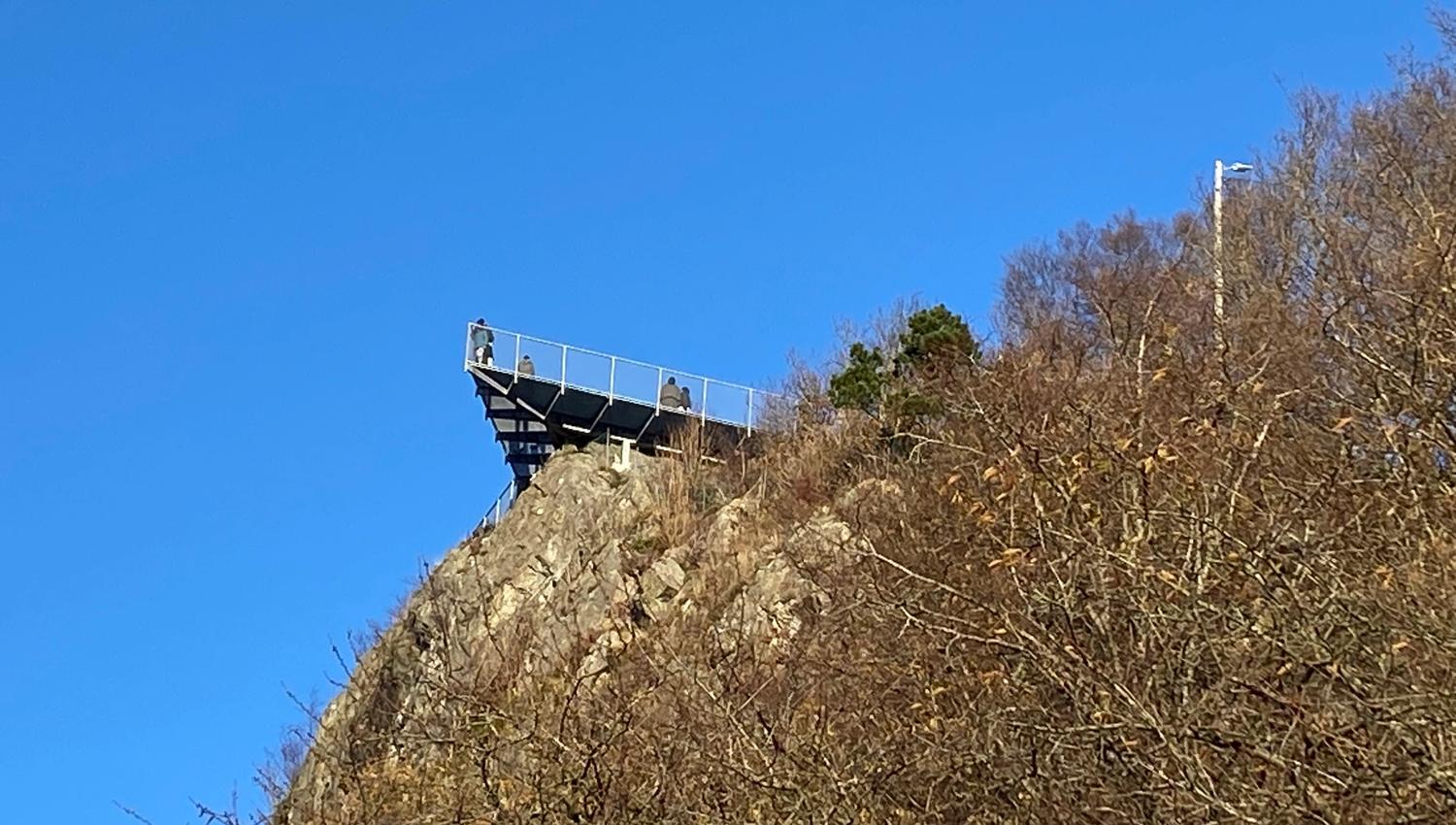 Nedenfra og opp mot Hanatrappene