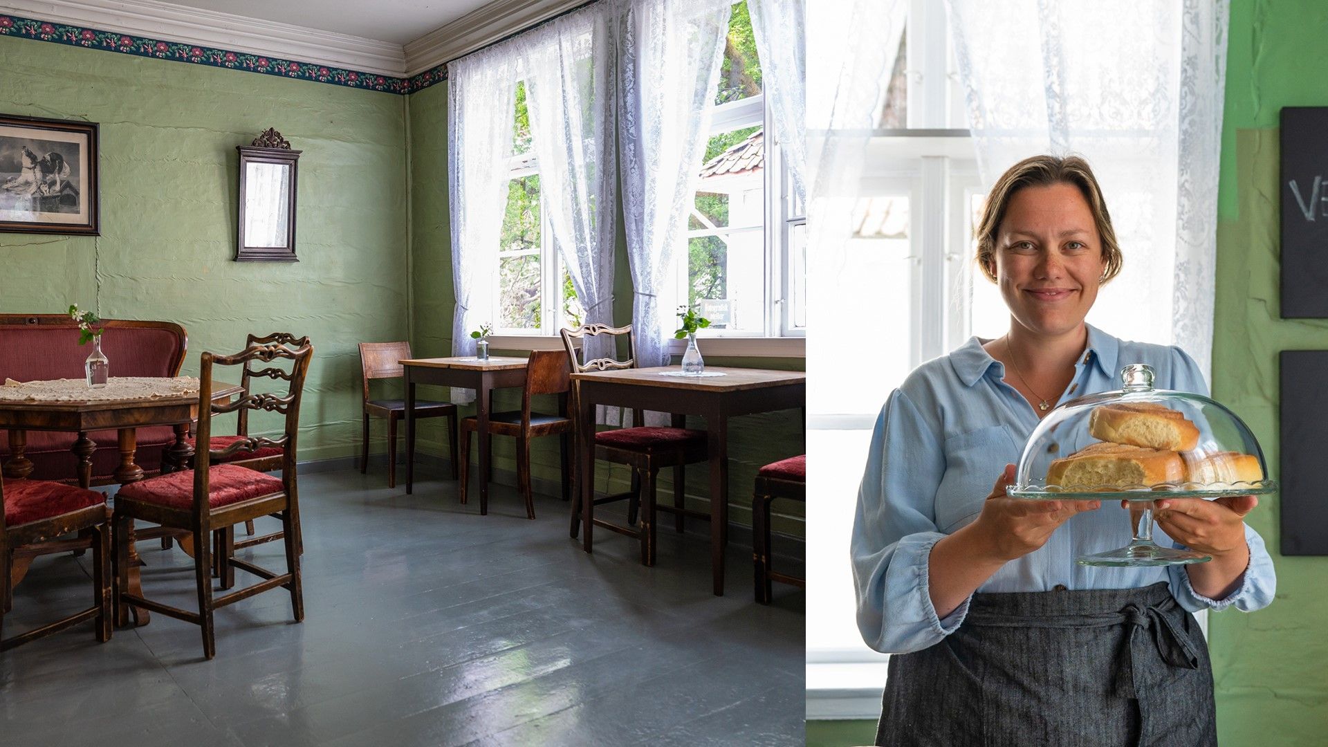 Kafeen i Gamle Bergen Museum