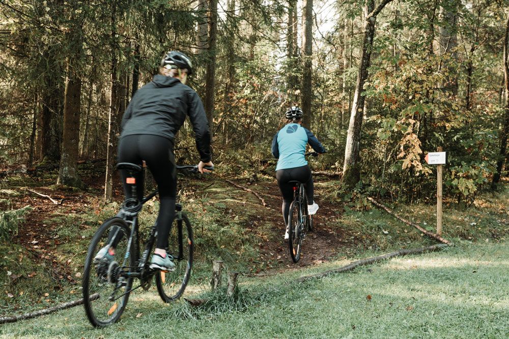 sykkelløype i Skien fritidspark