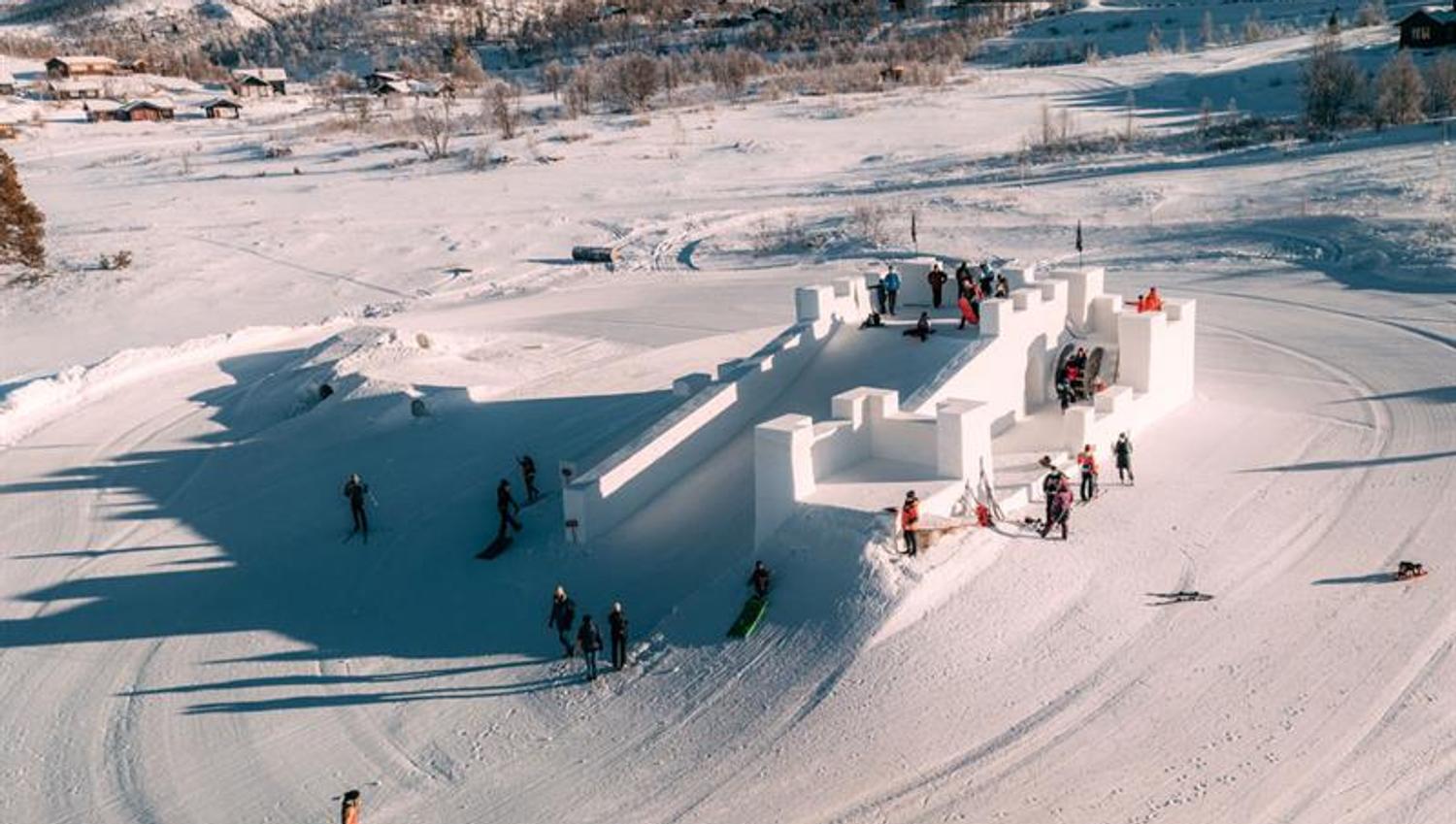 snøborgen på Rauland skisenter