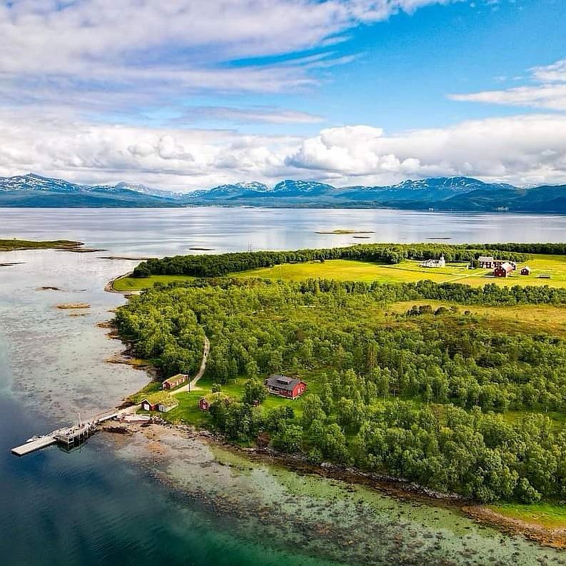 bird's eye view of Tranøya