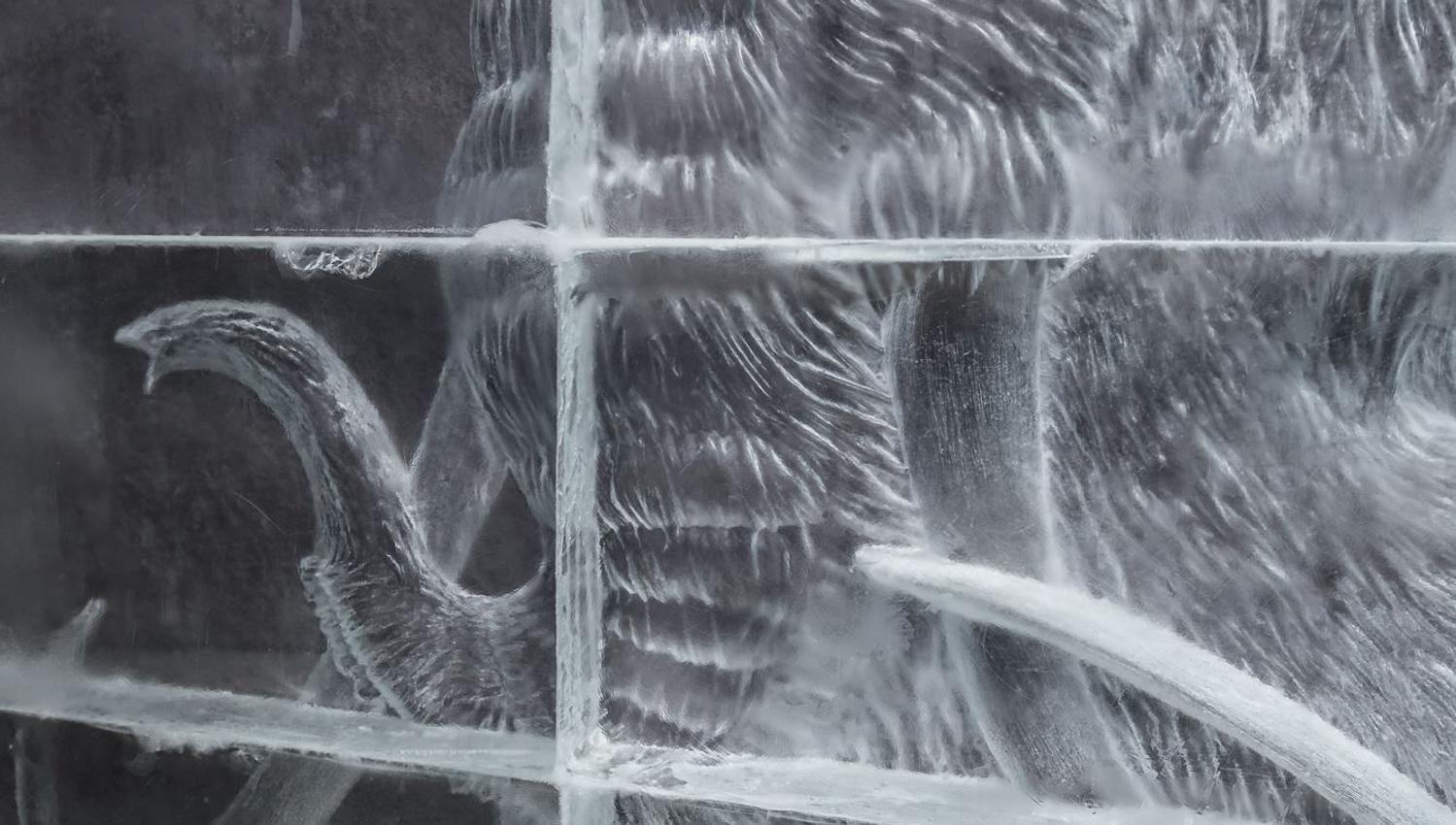 Ice art - Mammoth