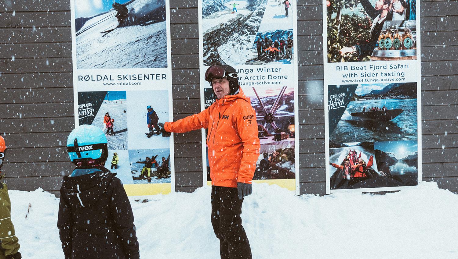 Guide i Trolltunga Active hos Røldal Skisenter.