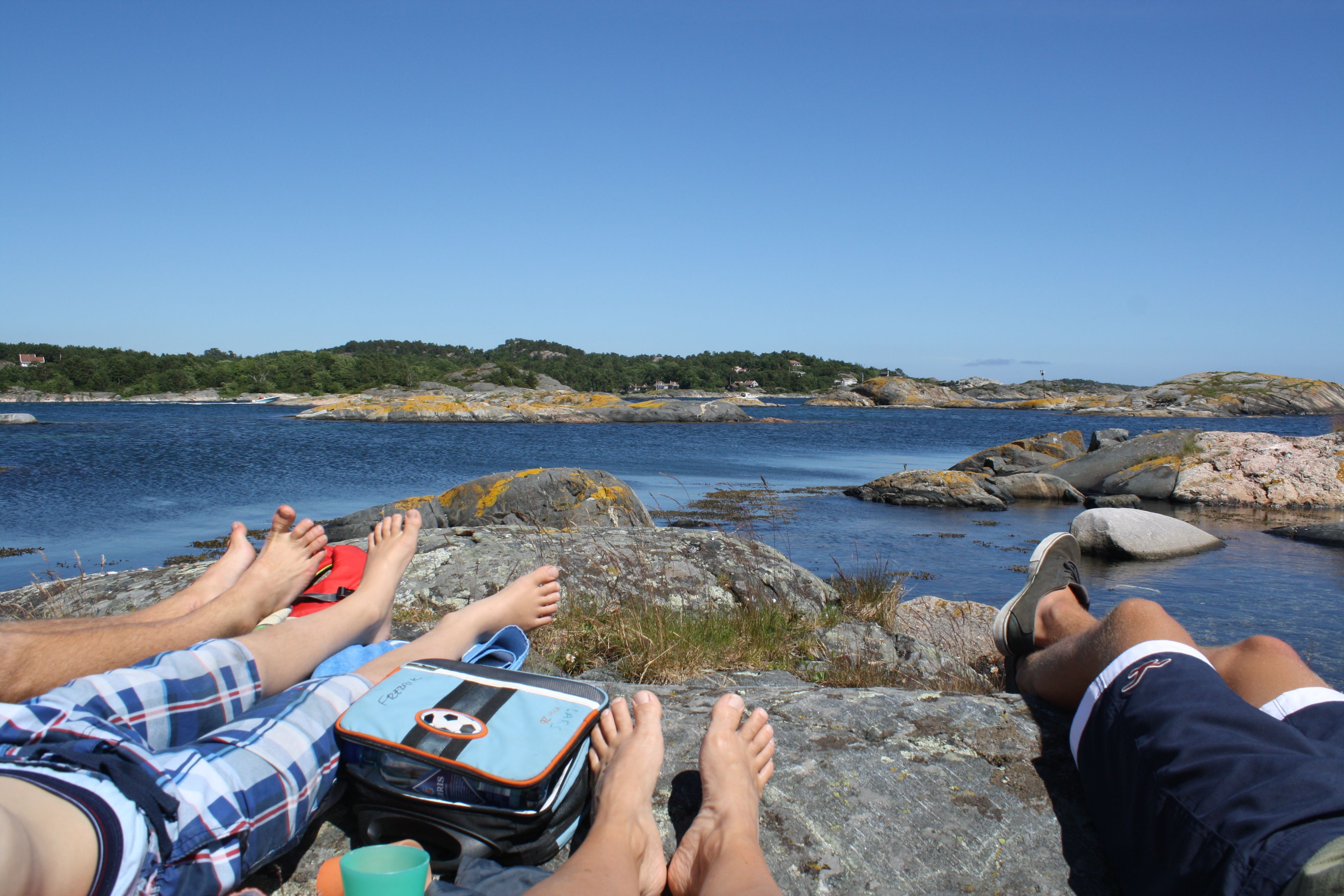 Kosetur på en holme