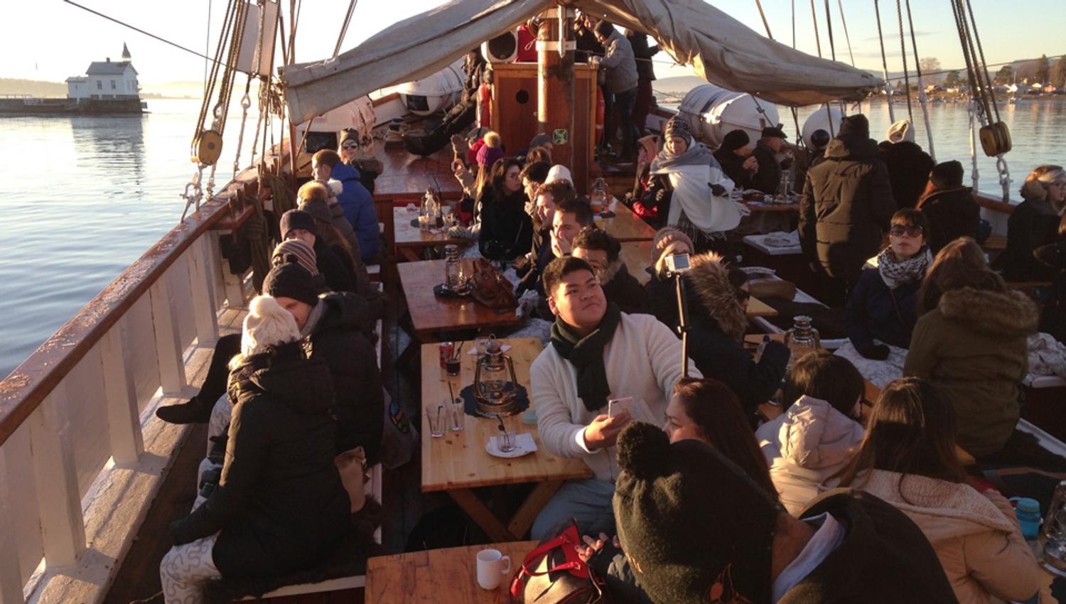 People on deck