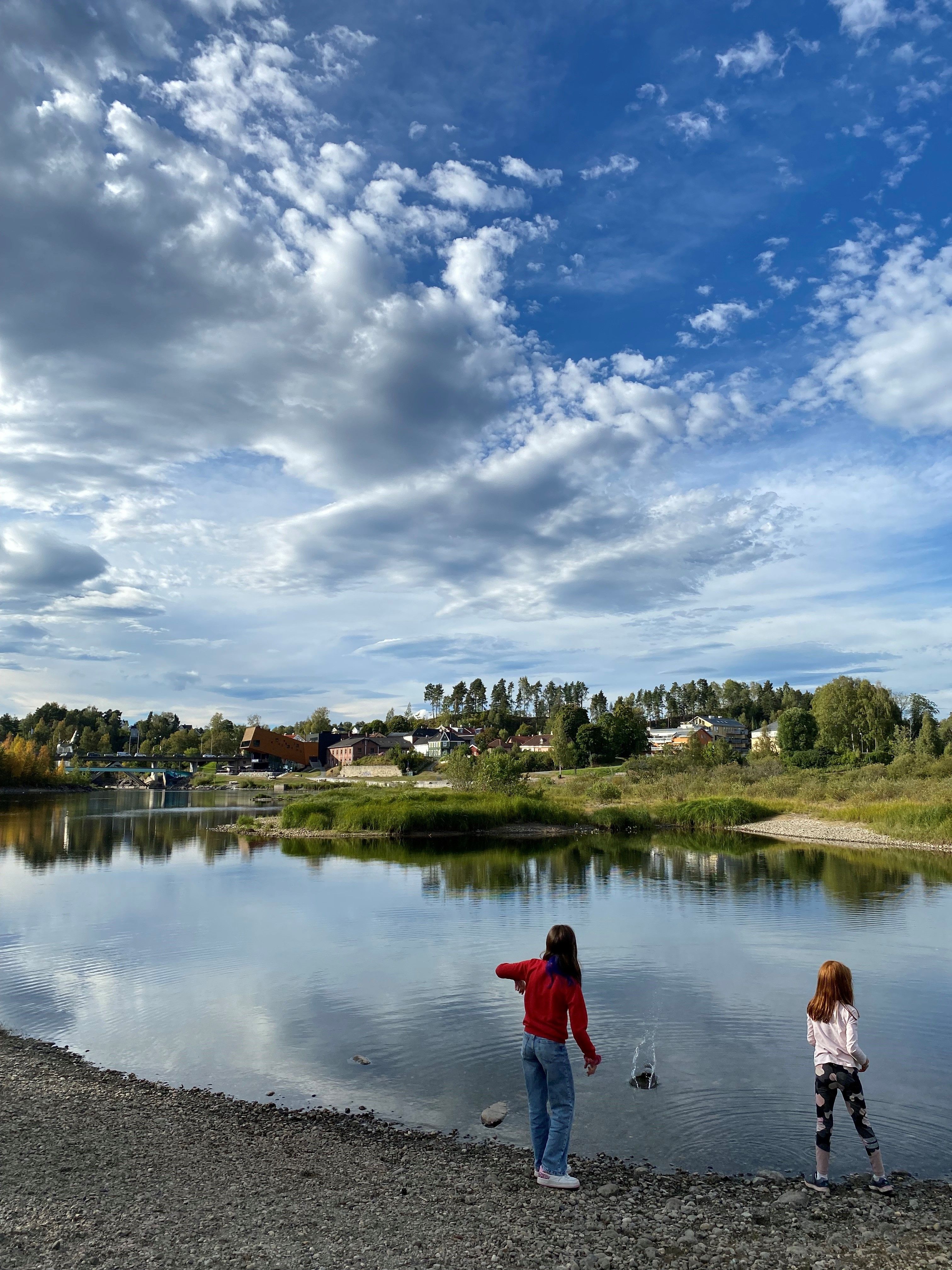 Elvelangs tursti i Hønefoss