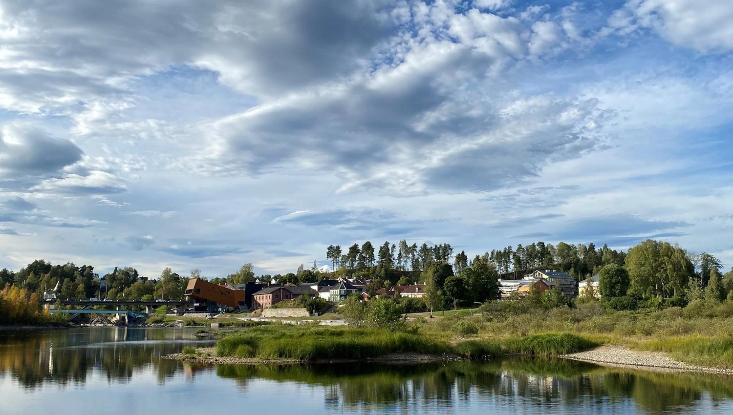 Elvelangs tursti i Hønefoss