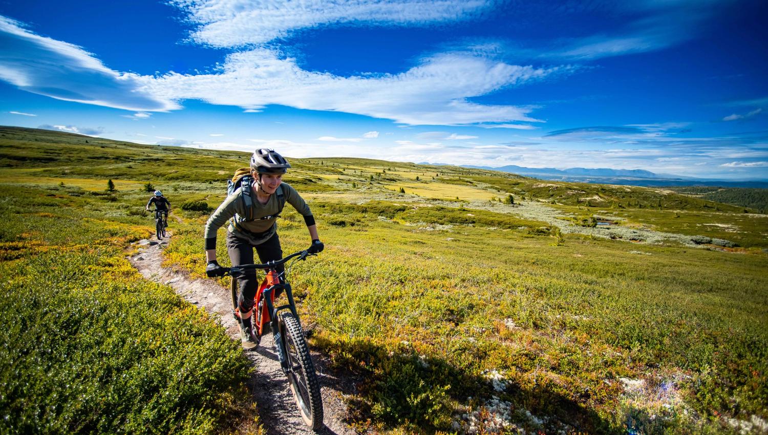 MTB riding in Nesbyen, Hallingdal