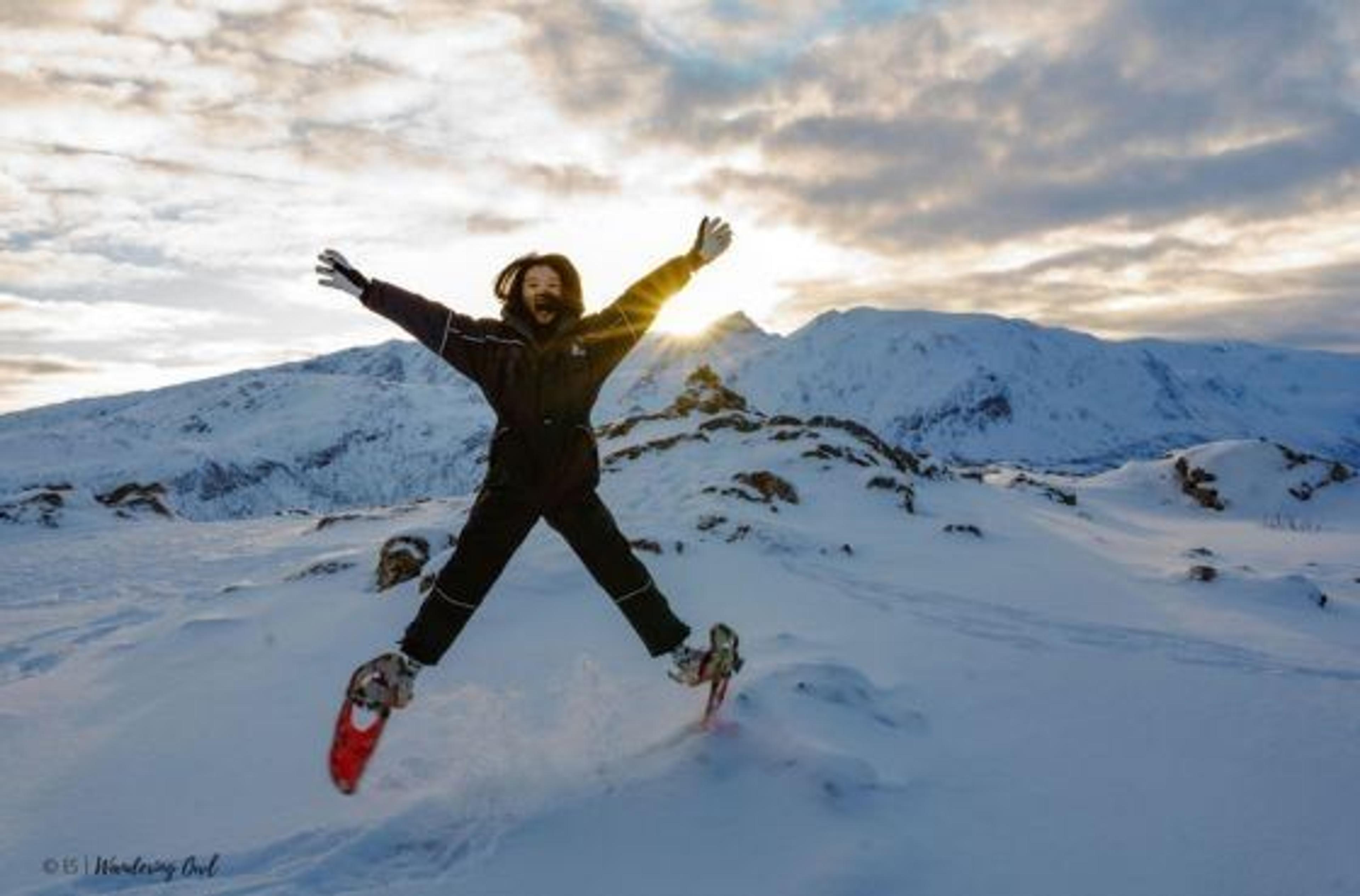 Winter Snowshoeing in the Wilderness