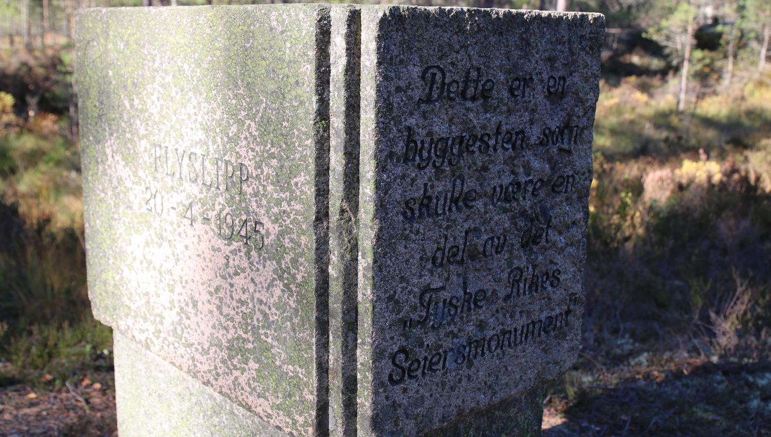 Monument over "Flyslipp 1945"