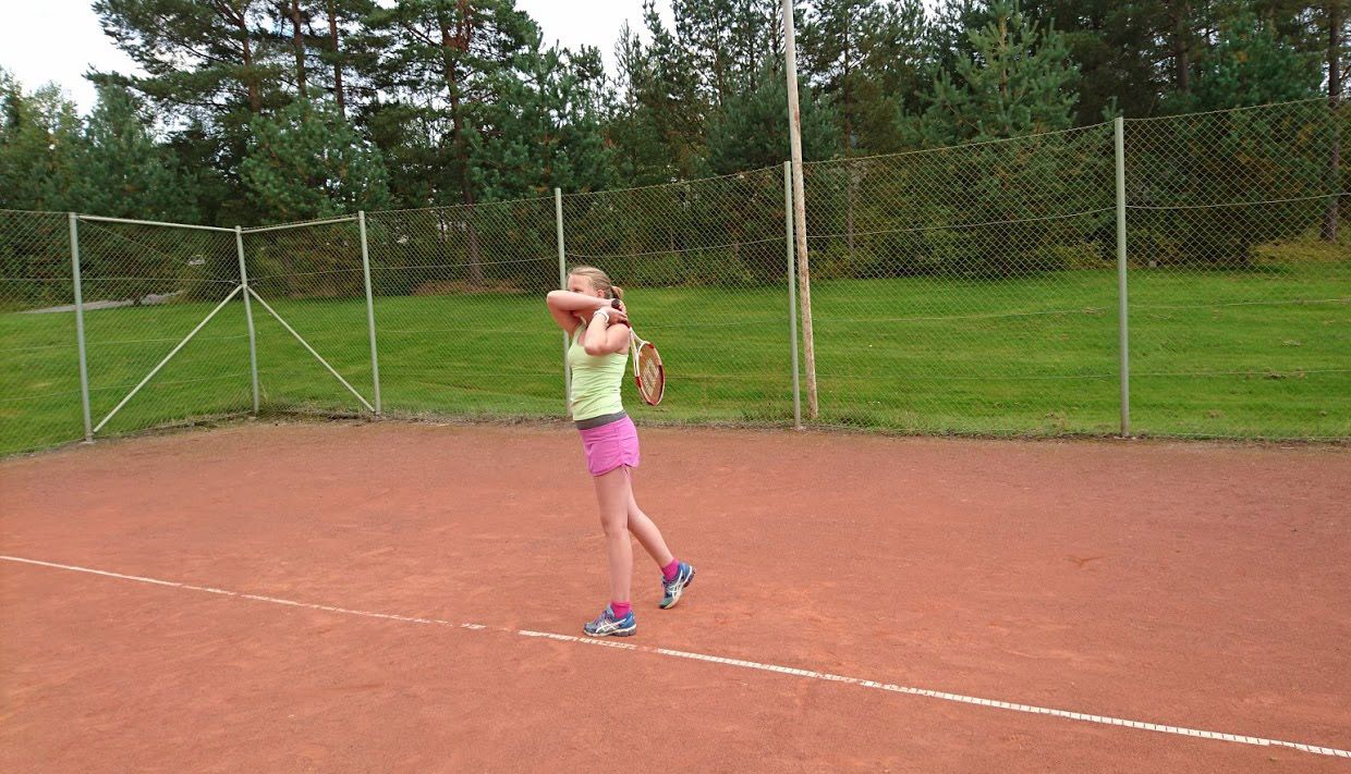 Tennisbane på Sanner Hotell