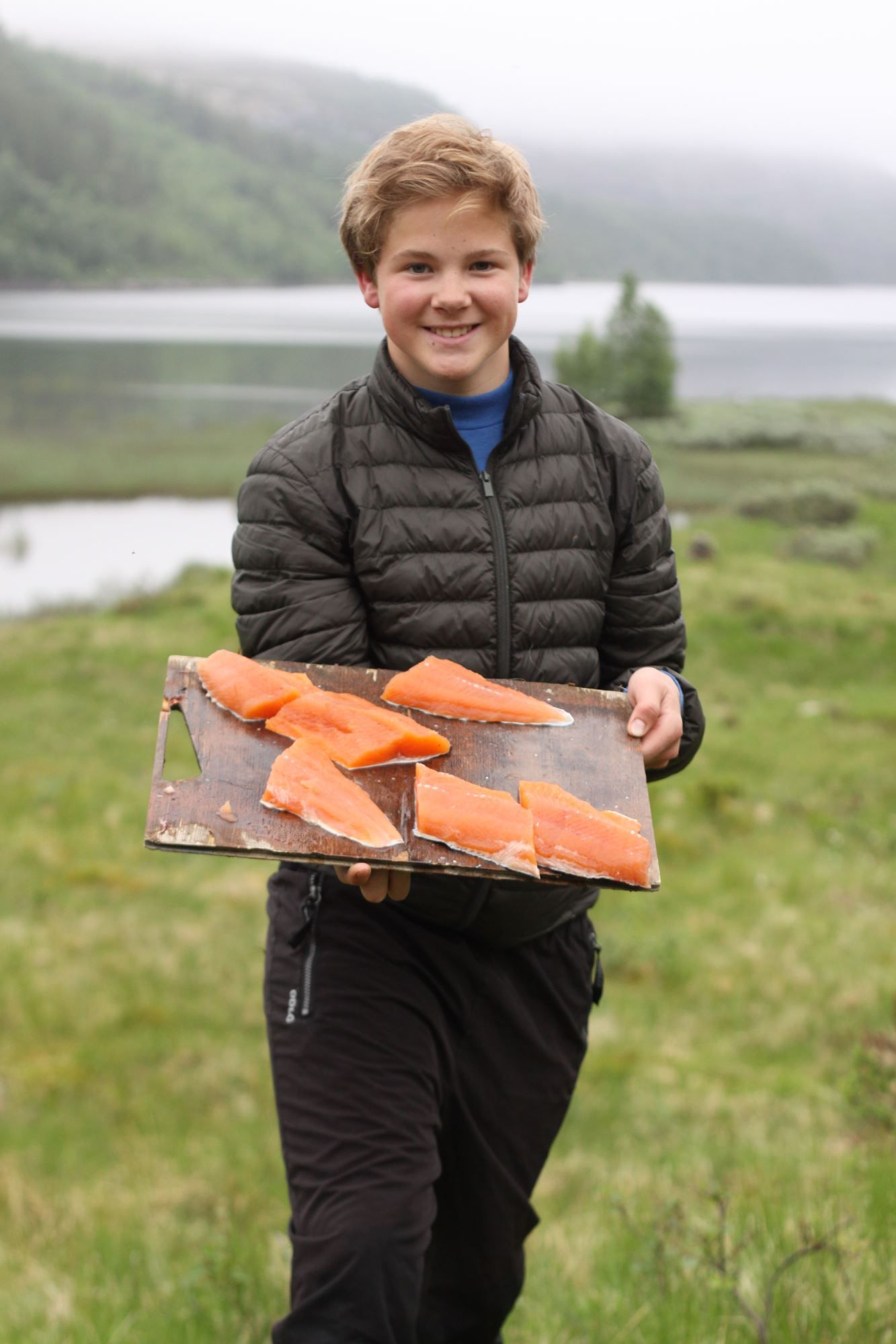 Mye bra mat på én fisk :)