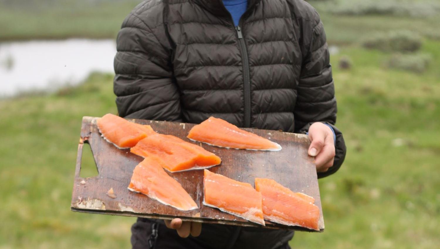 Mye bra mat på én fisk :)