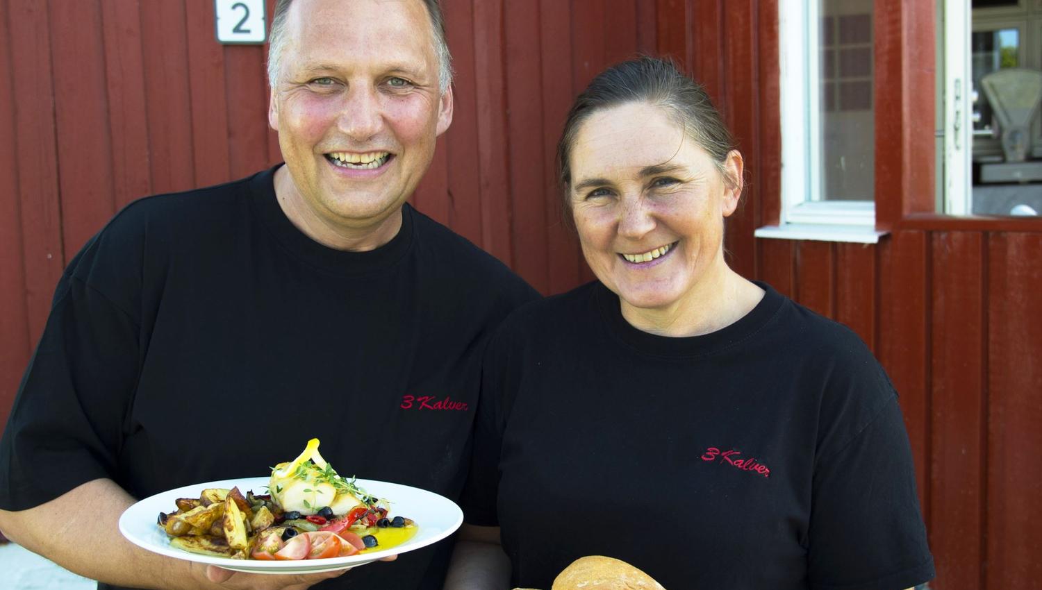 3 Kalver - restaurant/gårdskafé på Dønna