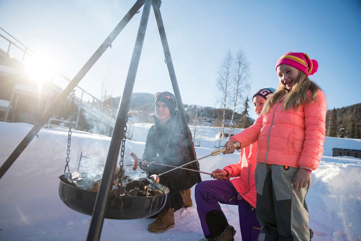 Grillig på bålpanne
