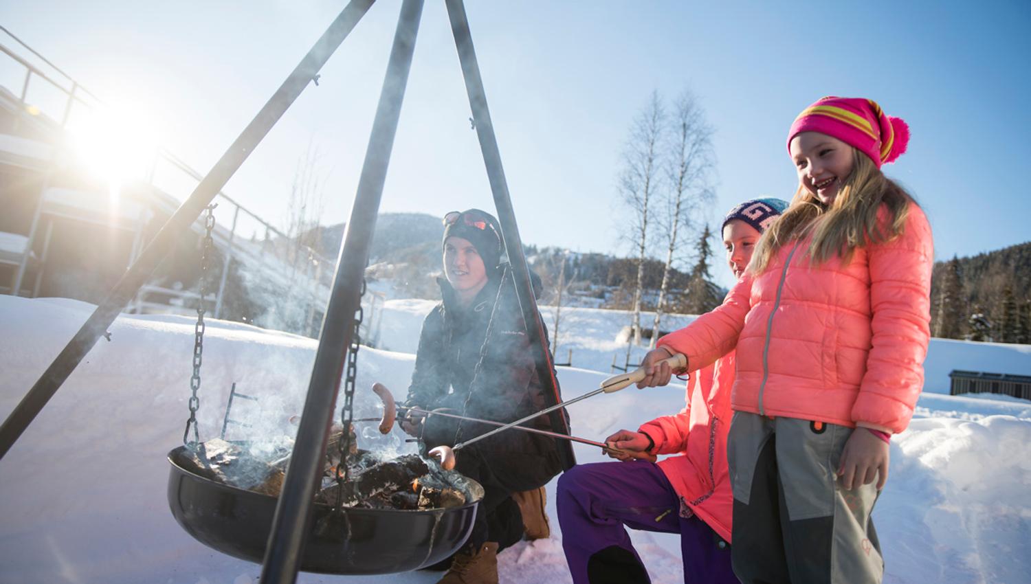 Grillig på bålpanne