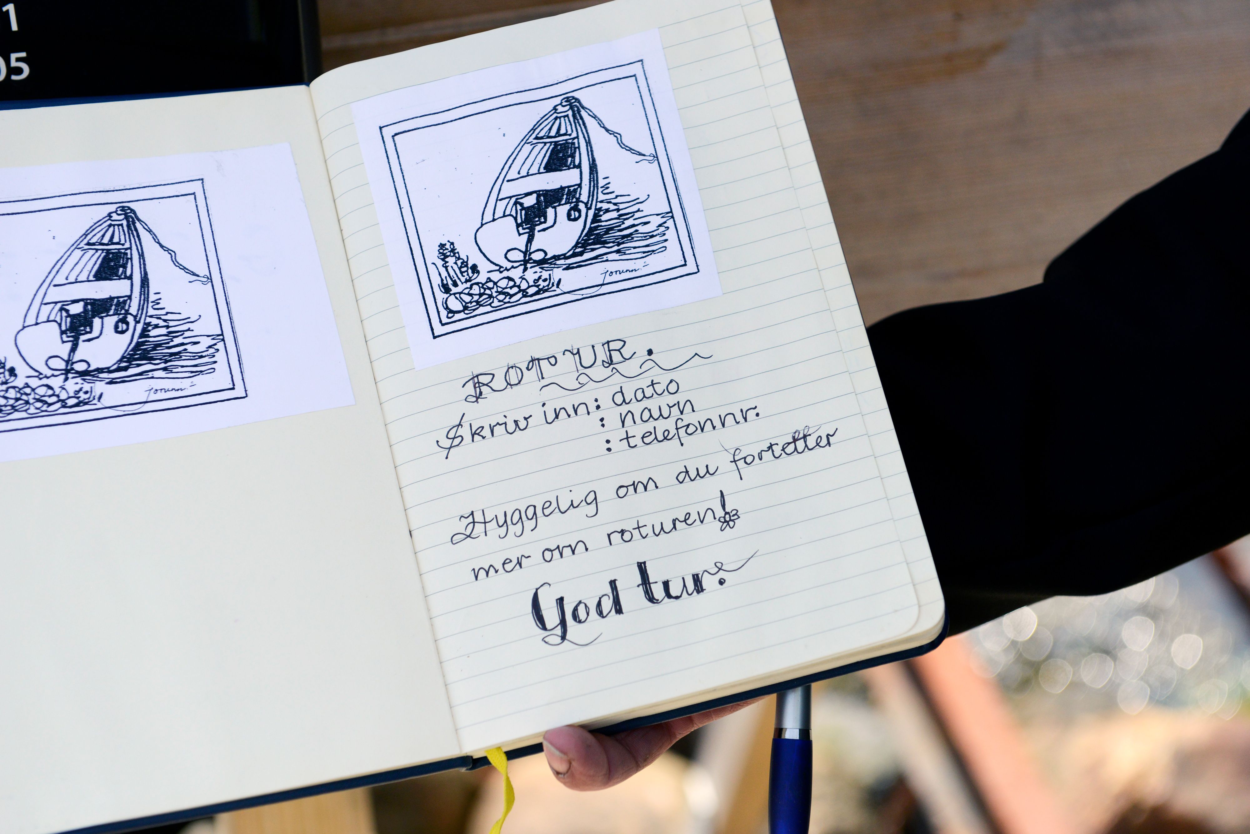 Robåtutlån Verven Lillesand detalj lås