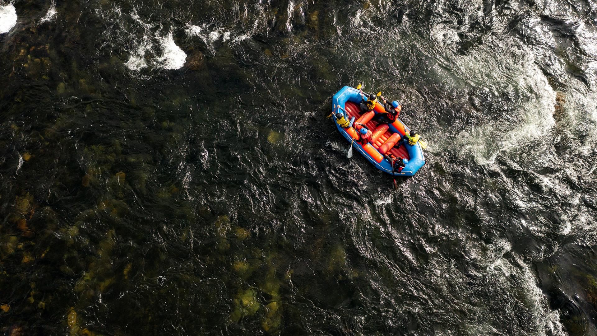 White water afting in Dagali near Geilo