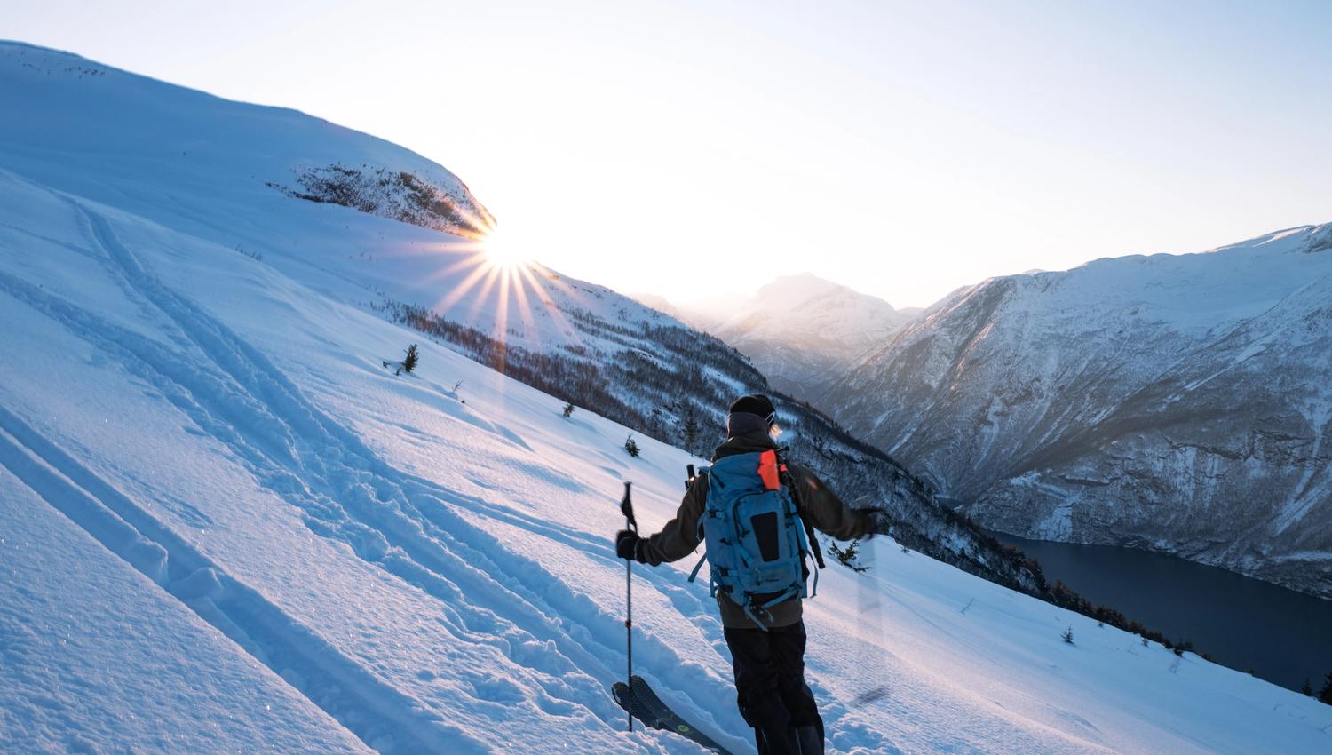 Topptur på ski i Sunnmørsalpane