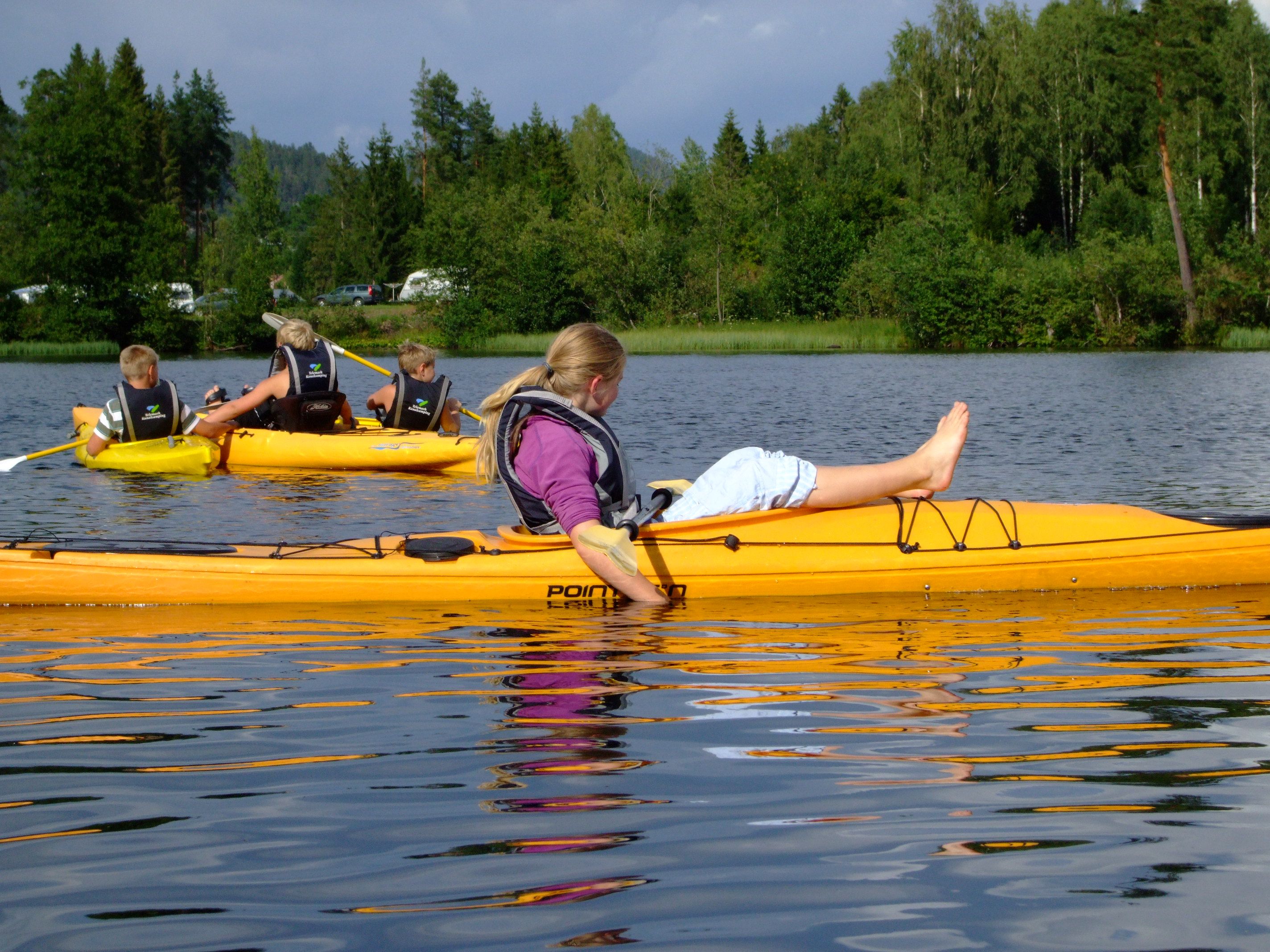 Padling på Telemarkskanalen