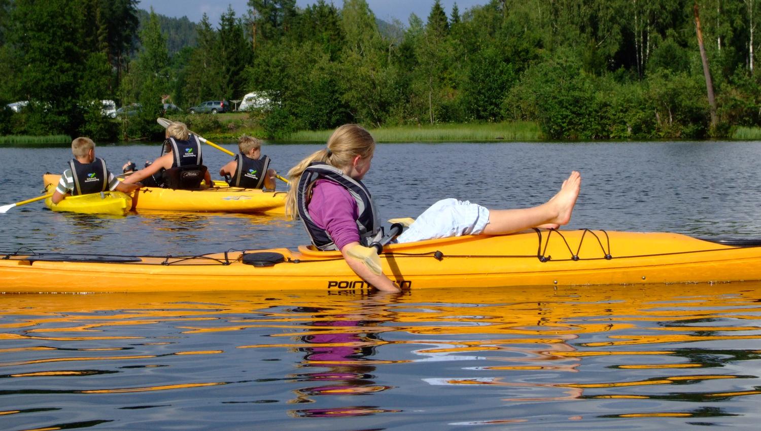 Padling på Telemarkskanalen