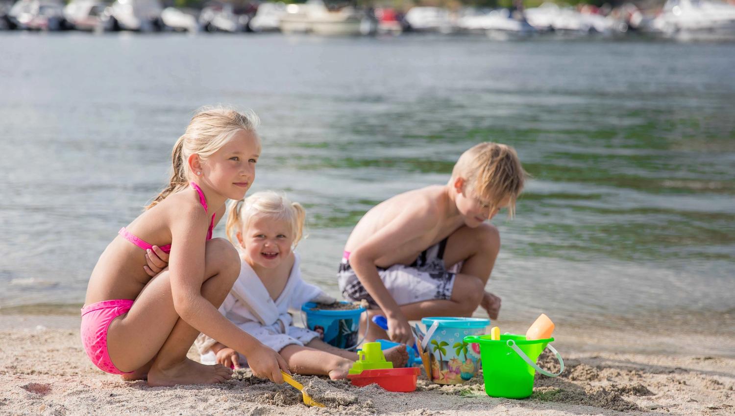 Lovisenberg Camping sommer foto Lovisenberg B