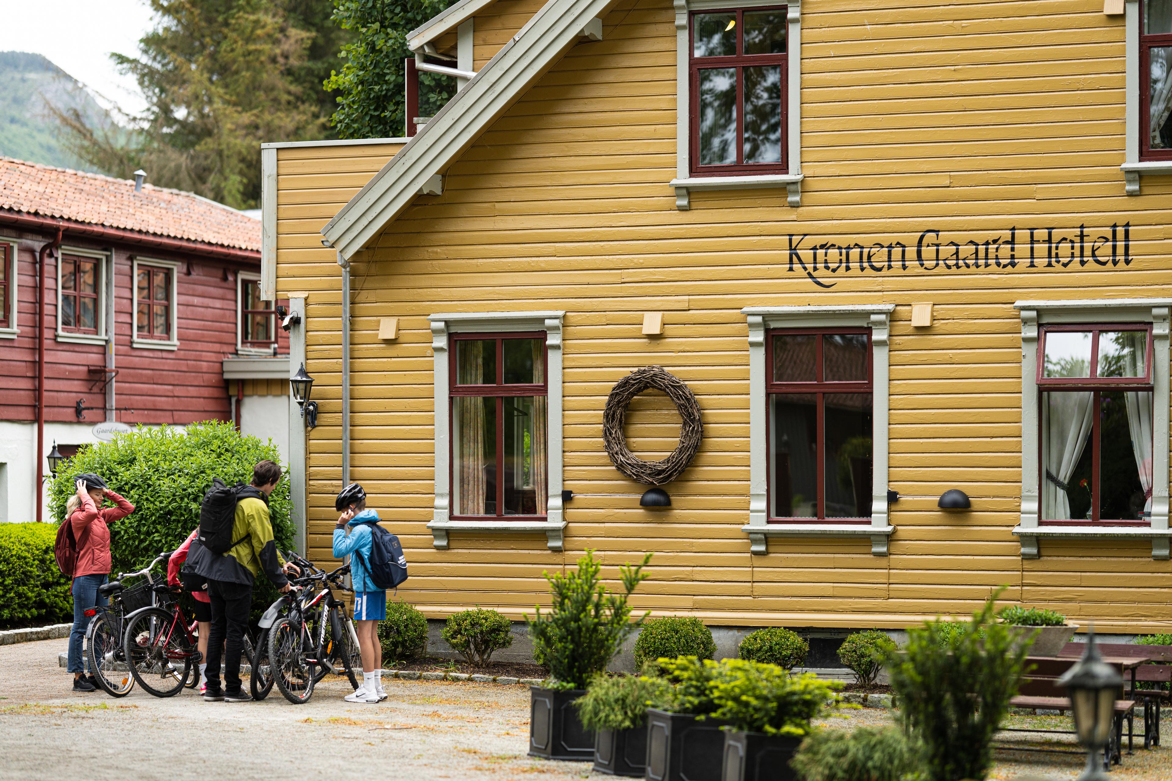 Start sykkelturen fra Kronen Gaard Hotell i Sandnes
