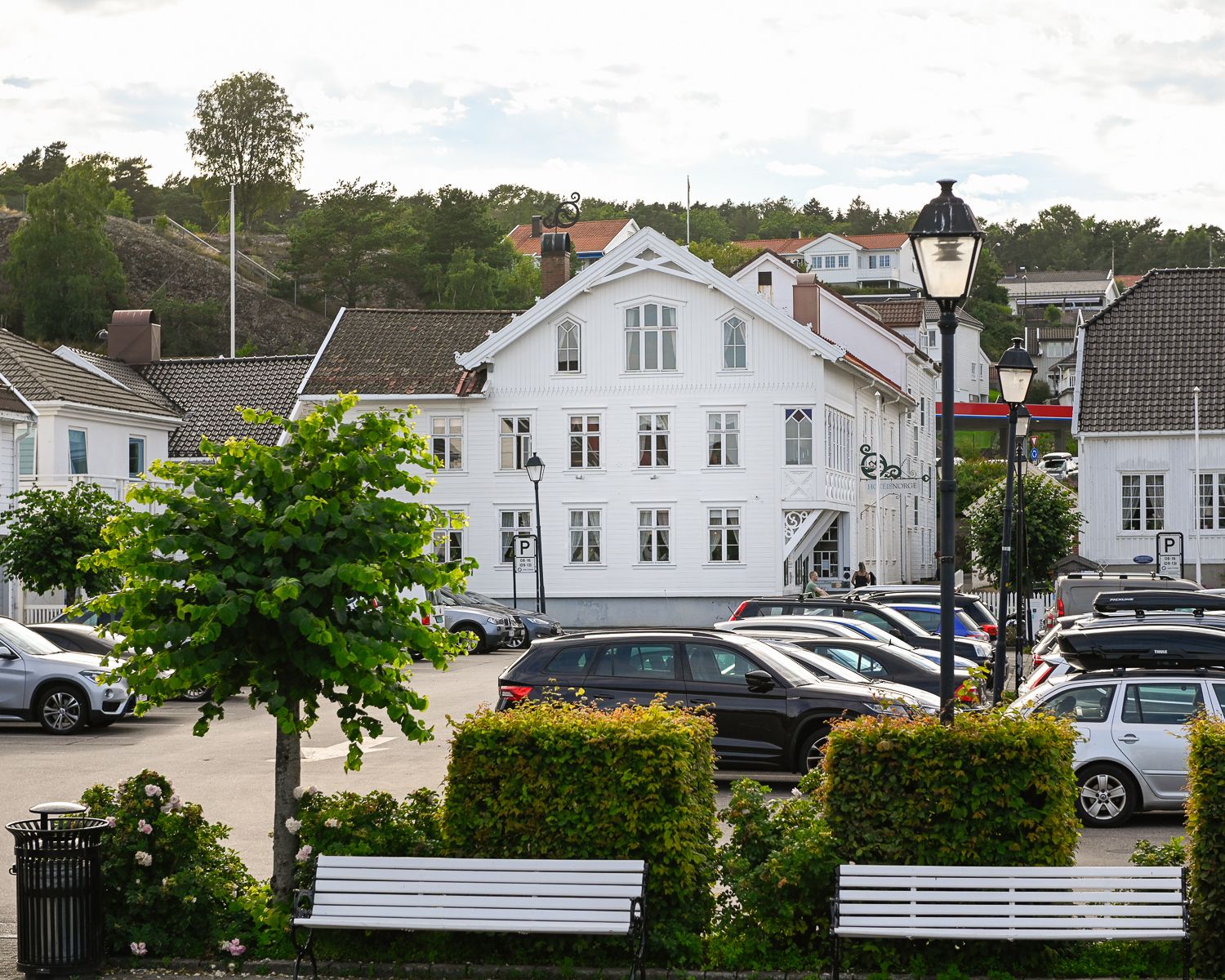 Lillesand Hotel Norge fra sjøen