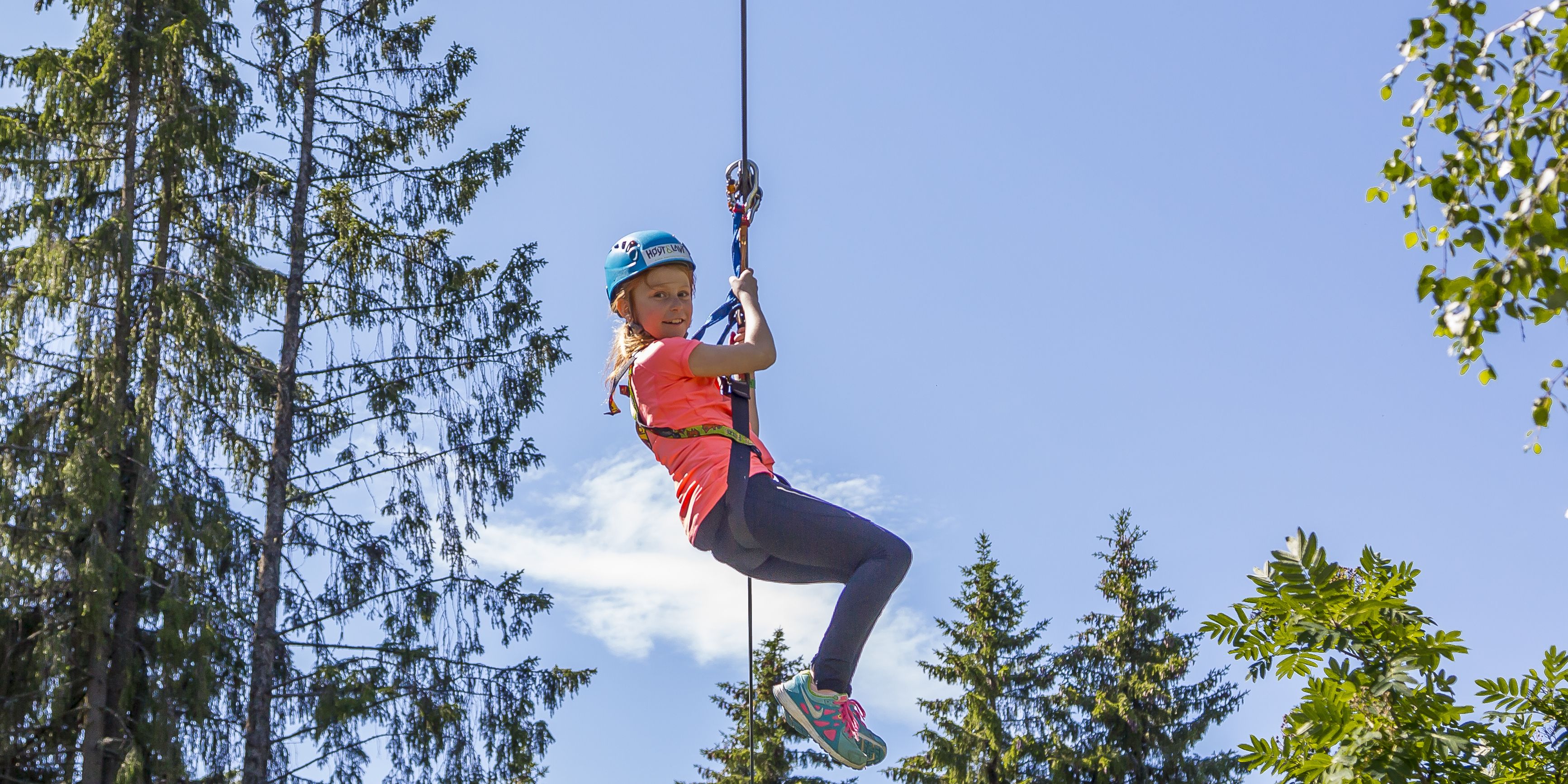 zipline i klatreparken